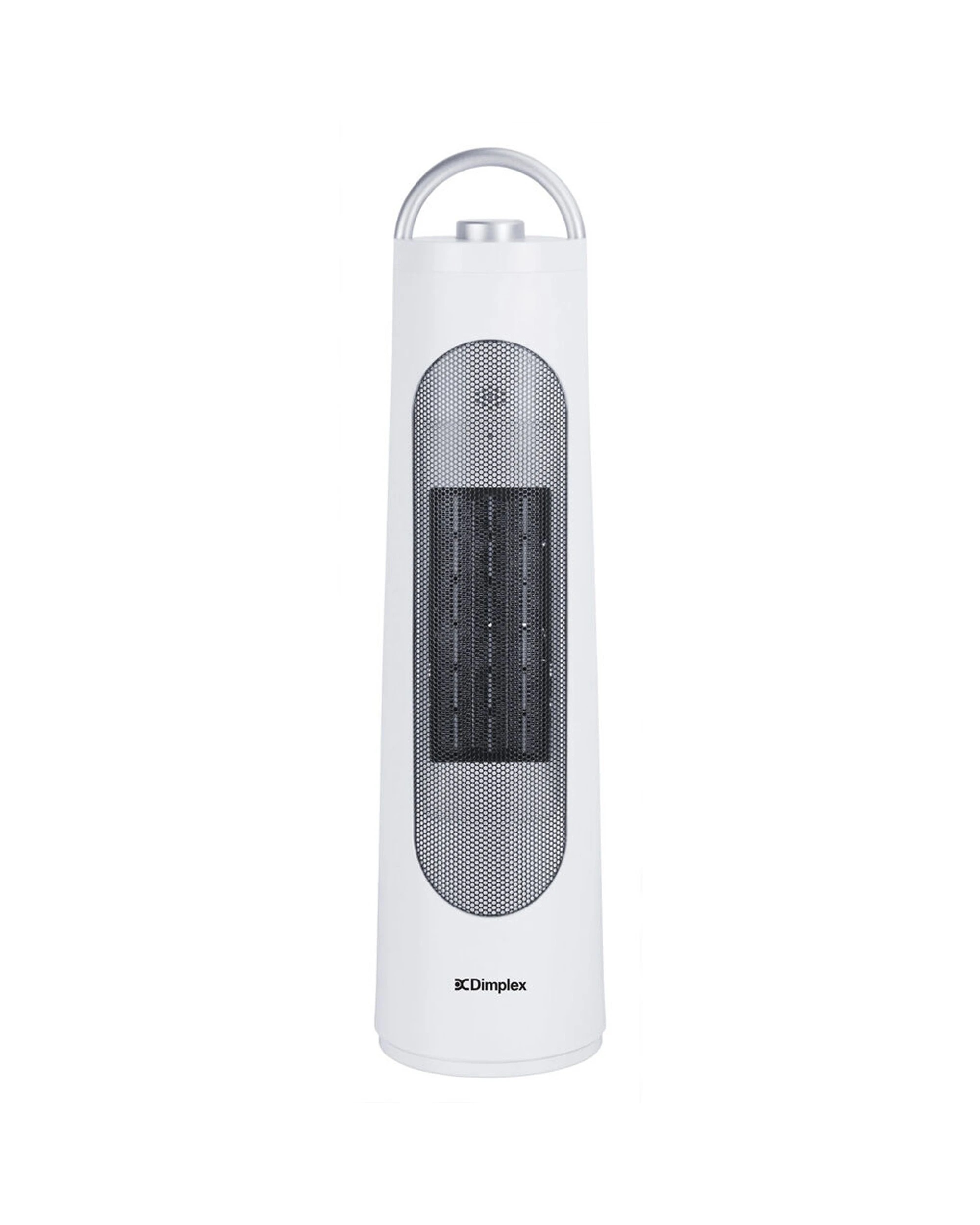 1 Dimplex Tower Ceramic Electric Heater 2KW Oscillating Overheat Protection
 - white, 1 of 5