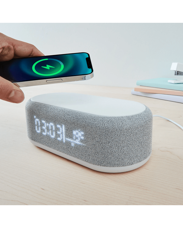 Alarm Clock with Wireless Cha