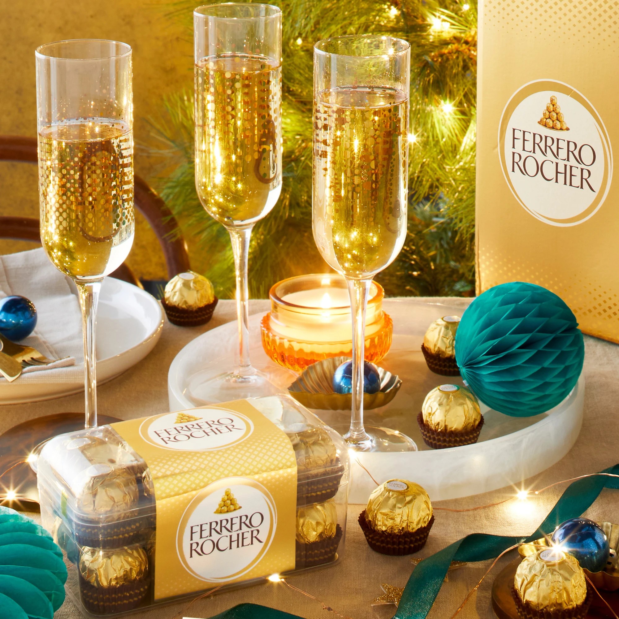 7 16 Pack Ferrero Rocher Chocolate Gift Box 200g, 7 of 9