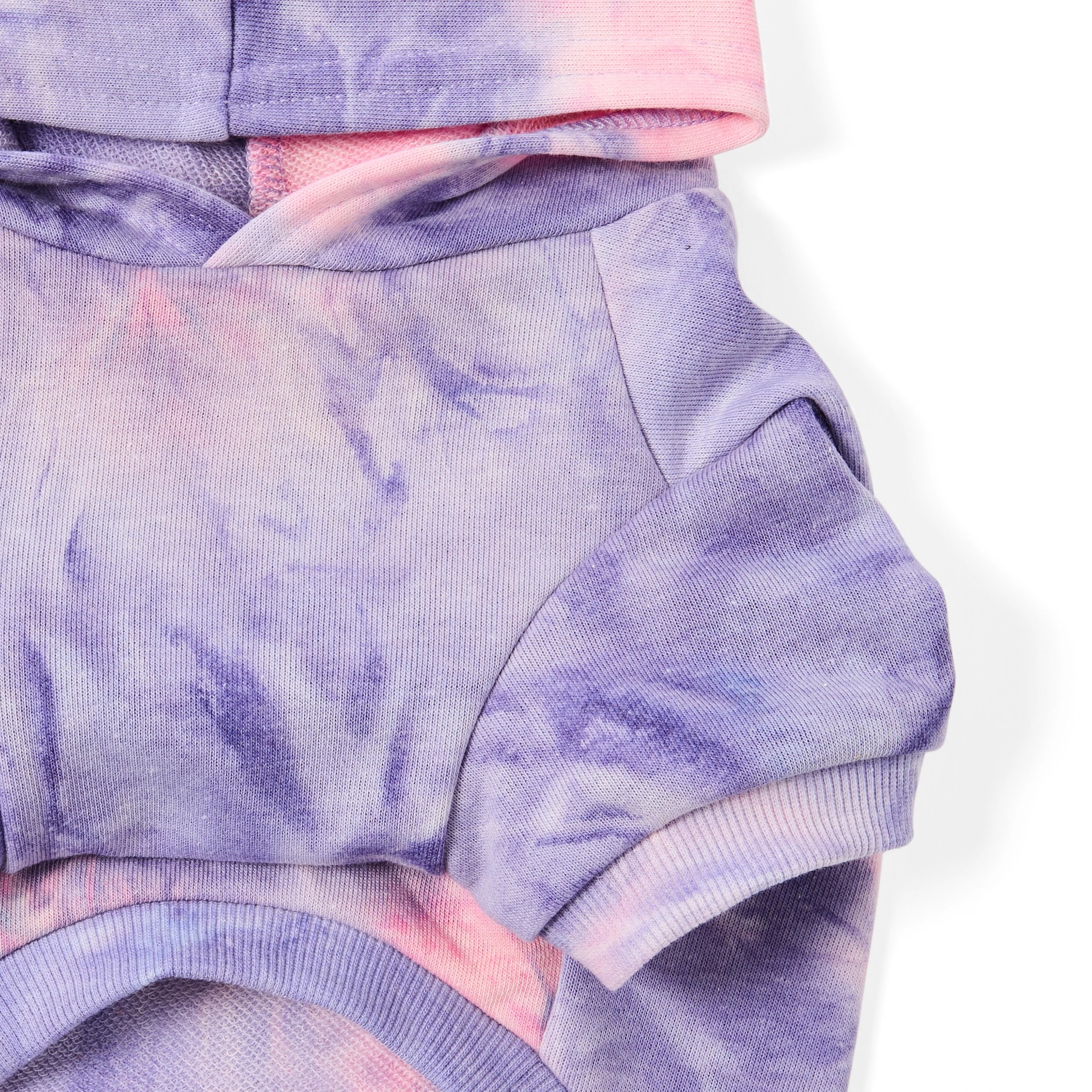 7 Pet Hoodie Tie-Dye - Medium, Lilac, 7 of 10