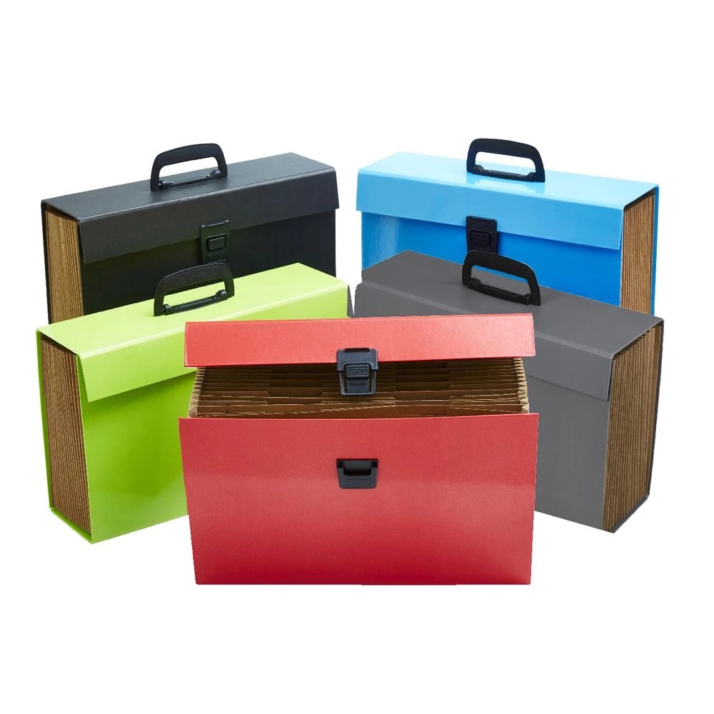 3 Keji Expanding Carry File Red, 3 of 4