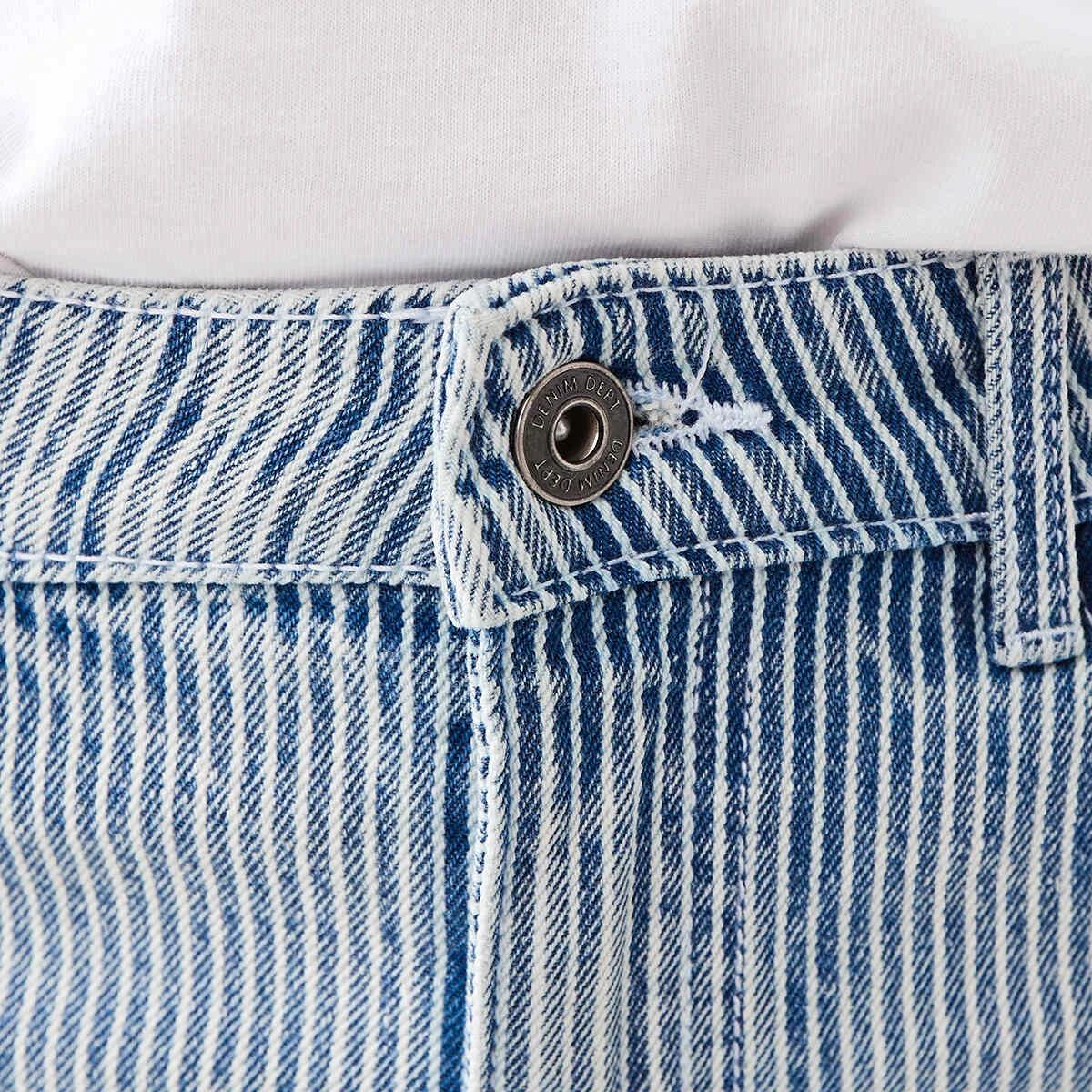 3 Bermuda Denim Shorts Den Stripe, 3 of 9