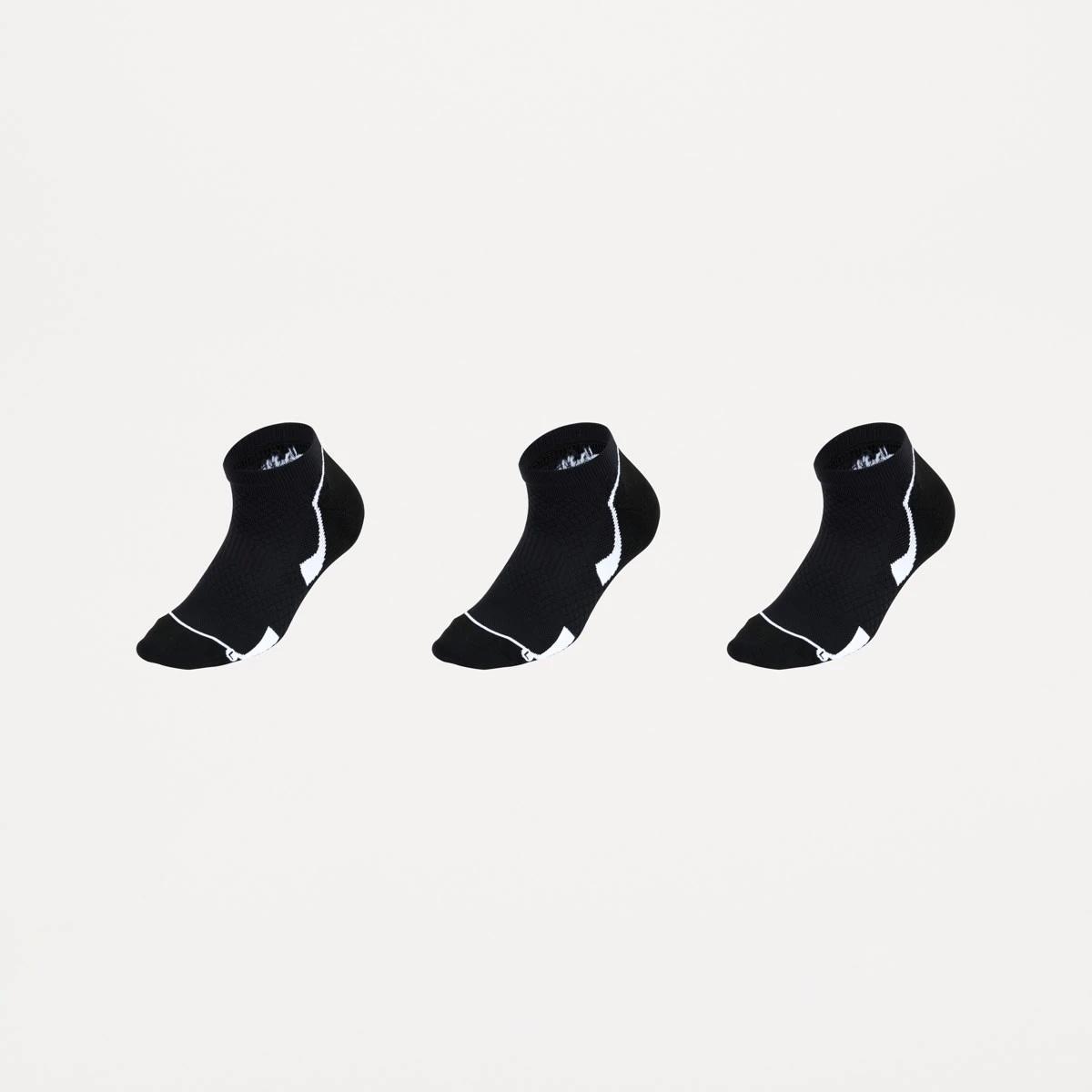 1 3 Pack Compression Low Cut Socks COMPRESSSION BLACK, 1 of 3