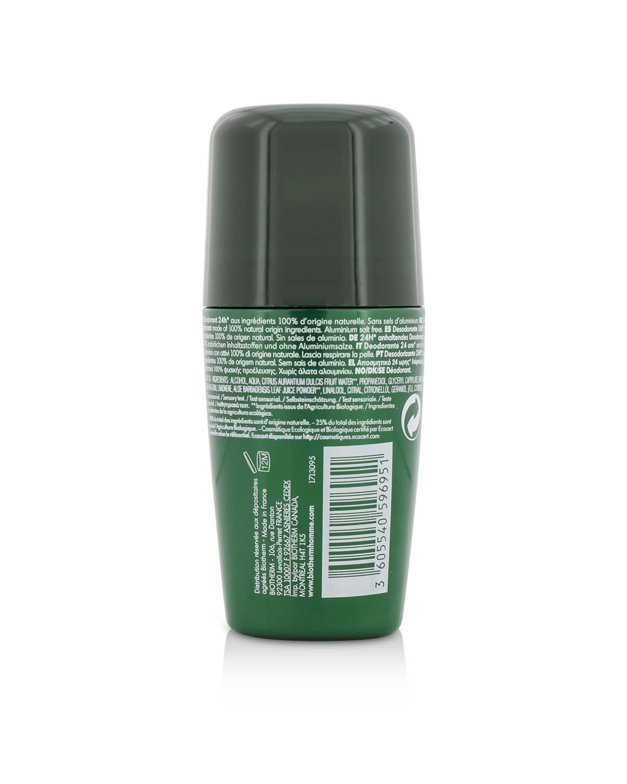 3 Biotherm Homme Day Control Natural Protection 24H Organic Certified Deodorant  75ml/2.53oz, 3 of 3