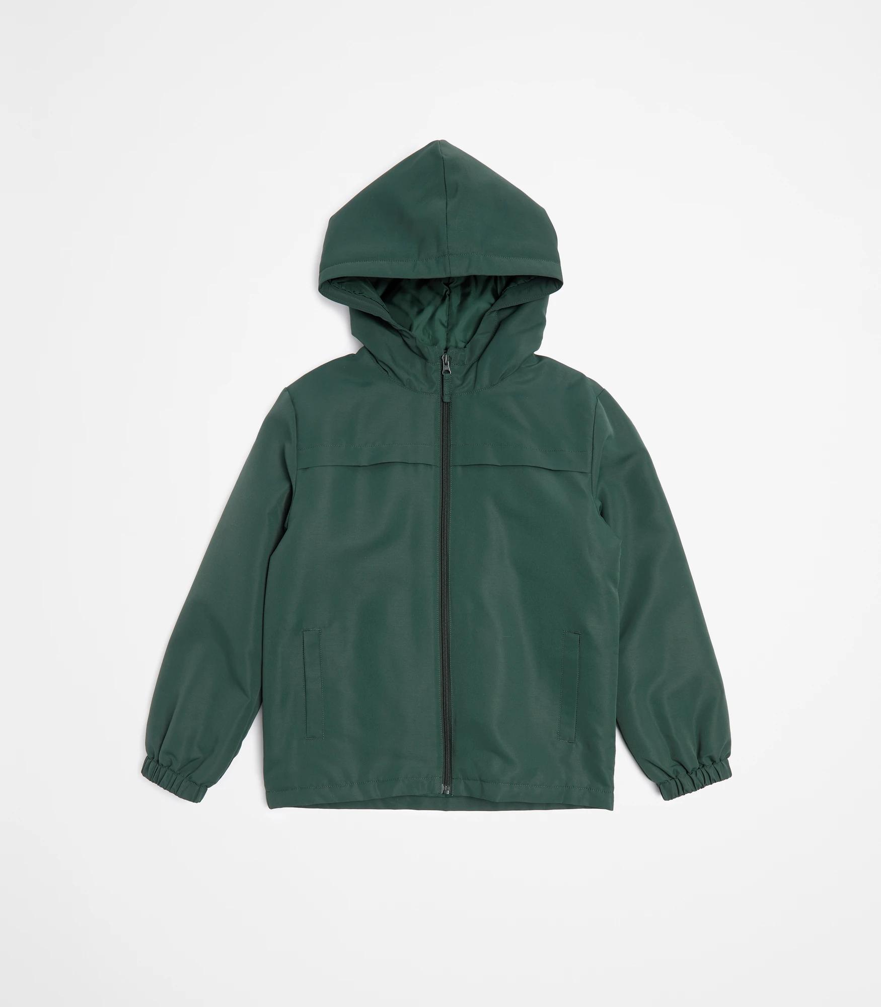 1 Target Youth School Microfibre Spray Jacket BOTTLE GREEN, 1 of 3