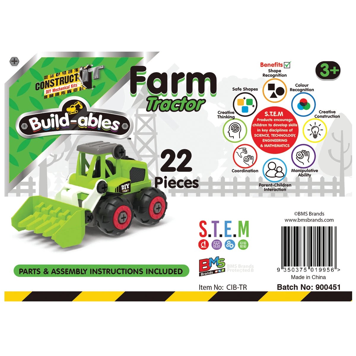 3 Construct-It Build-ables - Tractor, 3 of 5