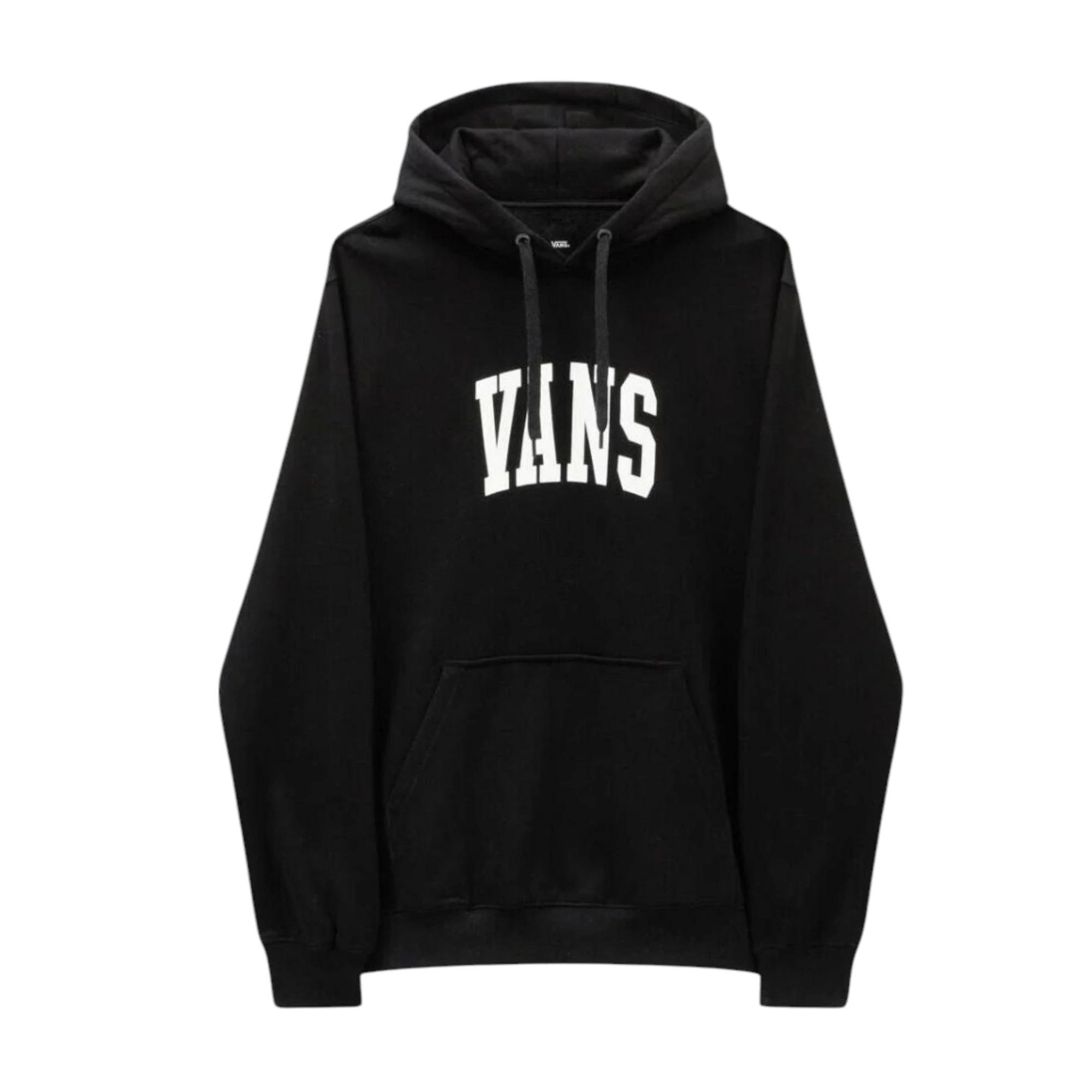 3 Vans Mens Arched Pullover Black Hoodie BLACK, 3 of 4