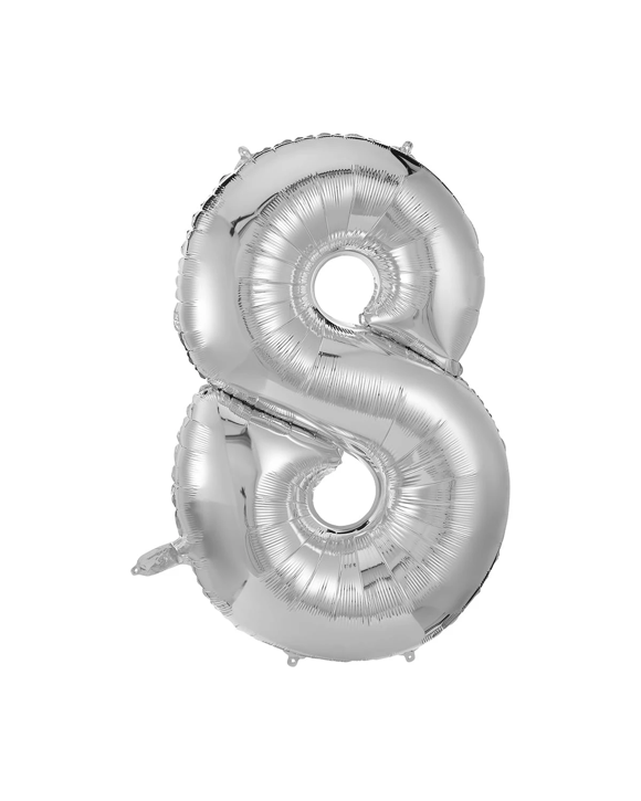 Giant Number 8 Foil Balloon - Kmart
