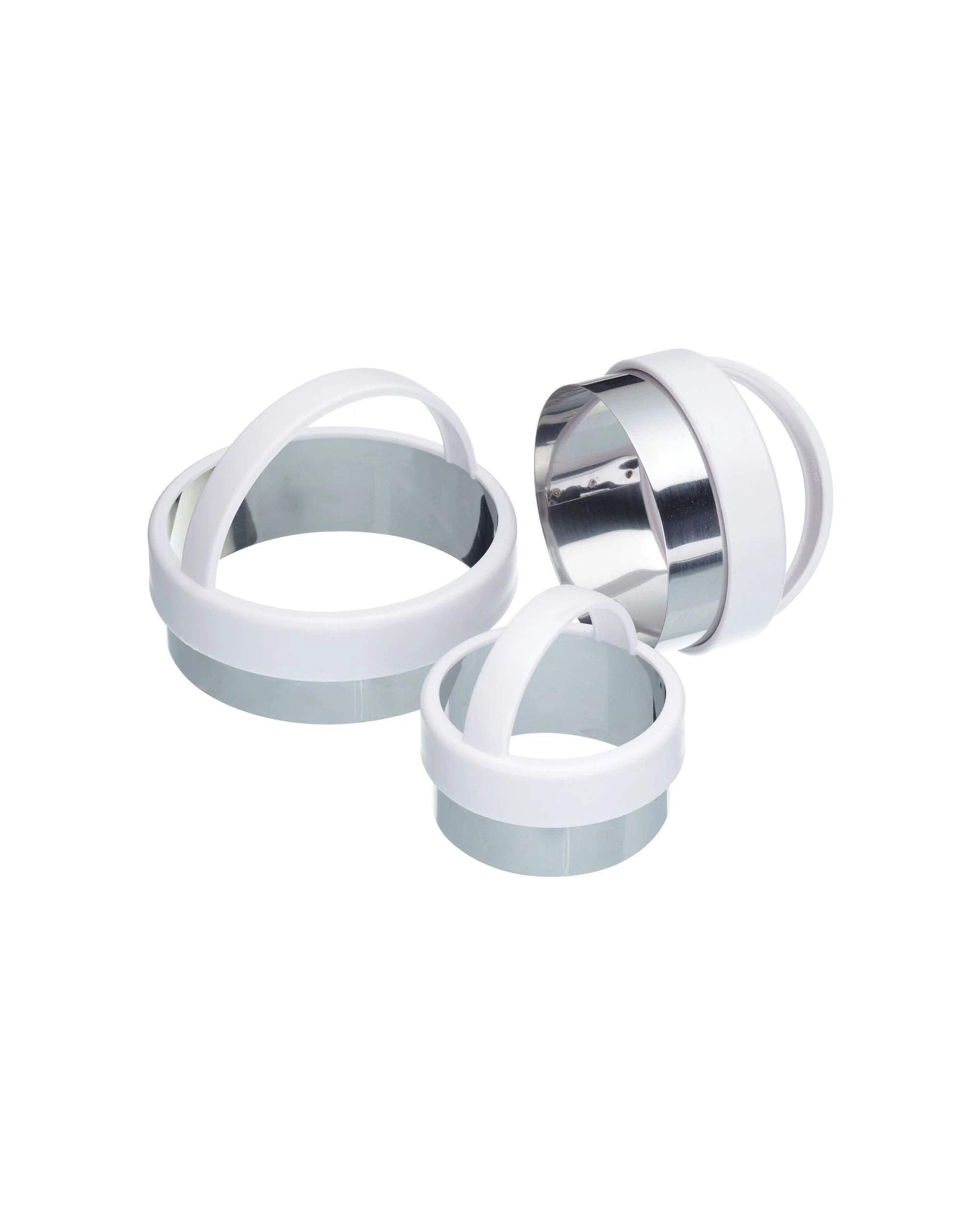 2 Mastercraft 3x 3pc Plastic Pastry Cutters Set - White, 2 of 2