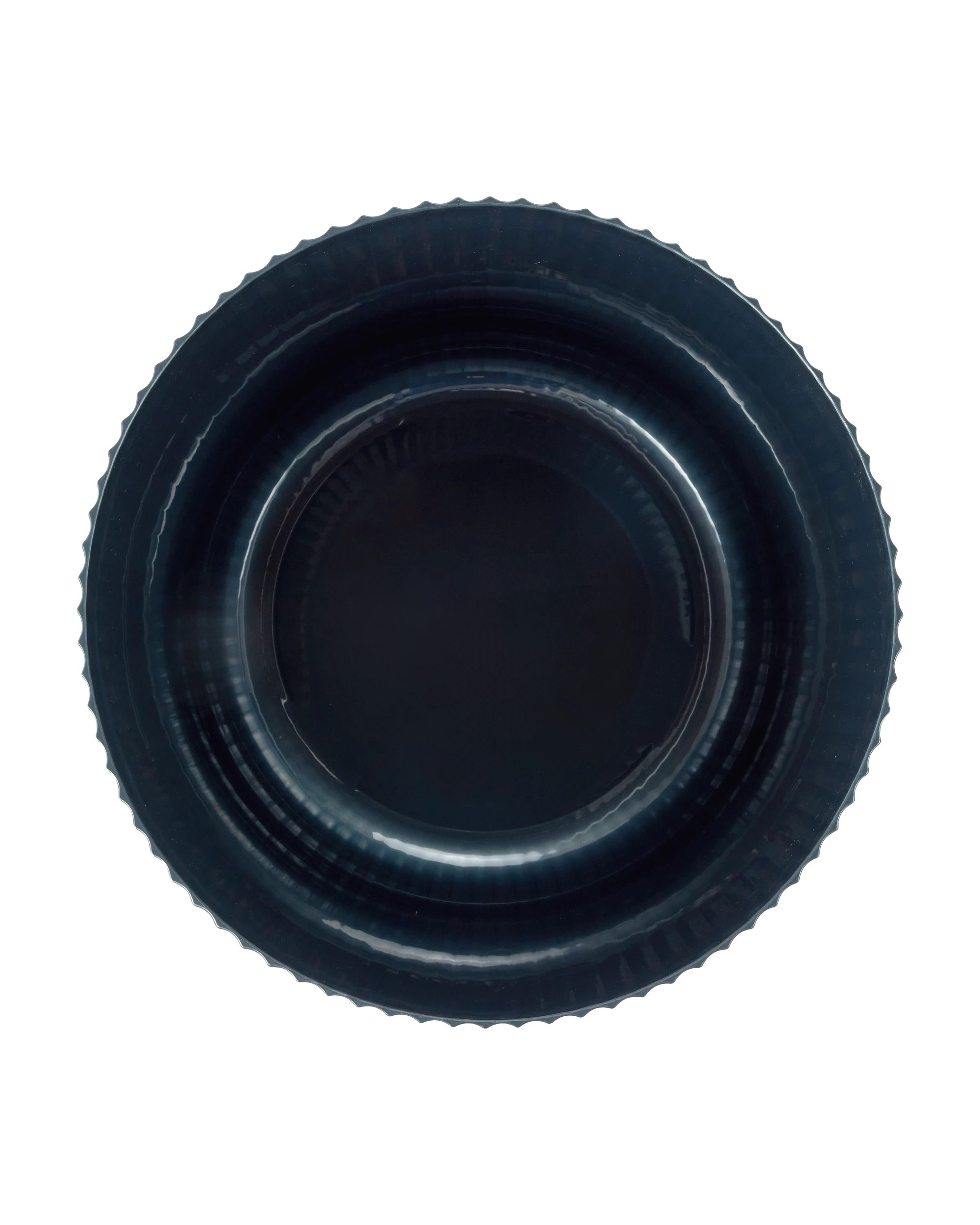 2 43cm Linear Plastic Pot - Black, 2 of 3