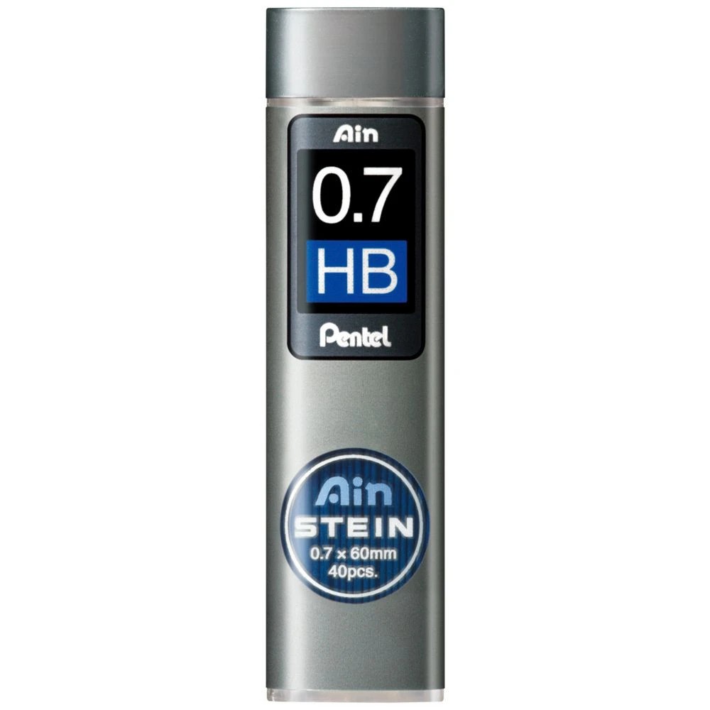 1 Pentel Ain Stein Lead Refill 0.7mm HB Grade 40 Pack, 1 of 2
