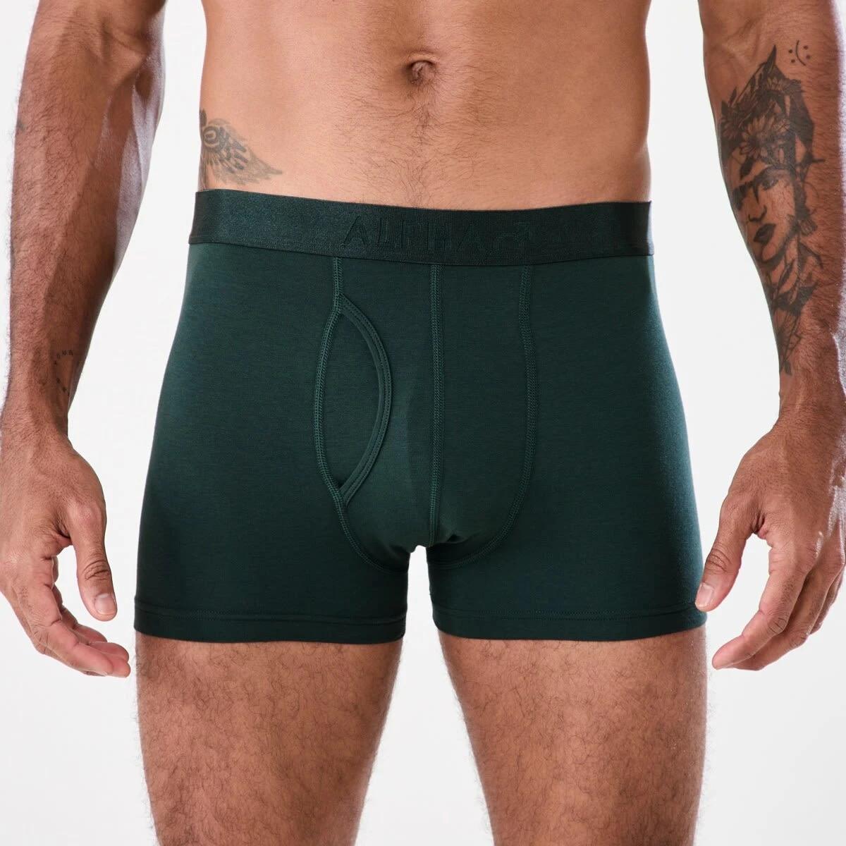 2 3 Pack Cotton Modal Trunks Forest, 2 of 8