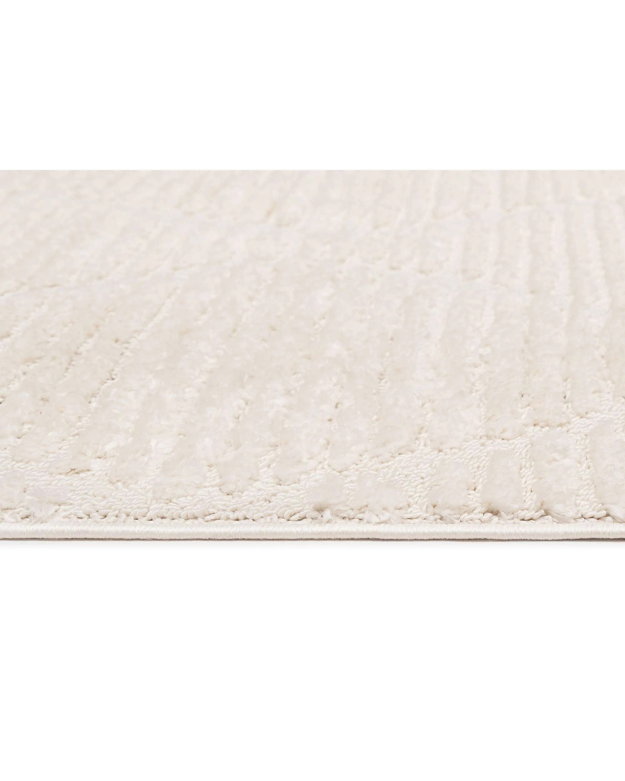 6 Loopsie Monetta Diamond Rug-290cm x 200cm - White, 6 of 7