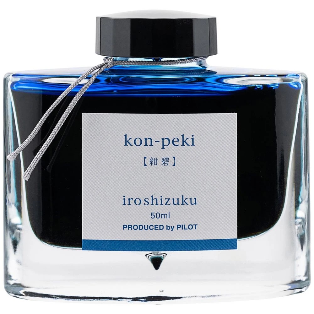 2 PILOT Iroshizuku Fountain Pen Ink 50mL Deep Cerulean Blue, 2 of 3
