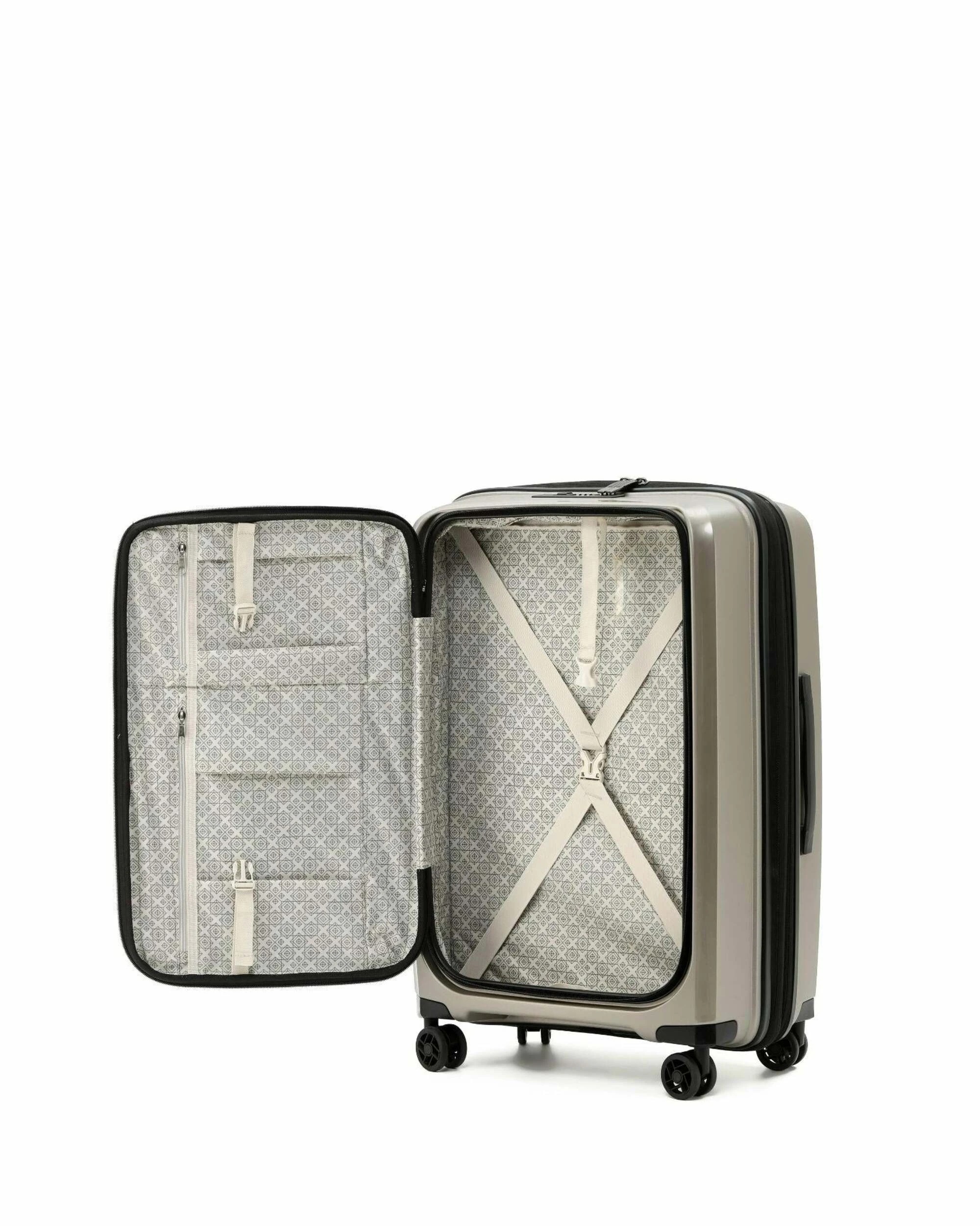 2 Tosca Space X 25" Trolley Checked Luggage Travel Suitcase - Metallic, 2 of 4