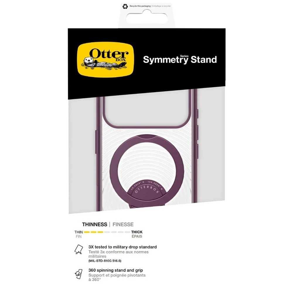 6 OtterBox Symmetry Stand Case iPhone 18 Pro Purple, 6 of 6
