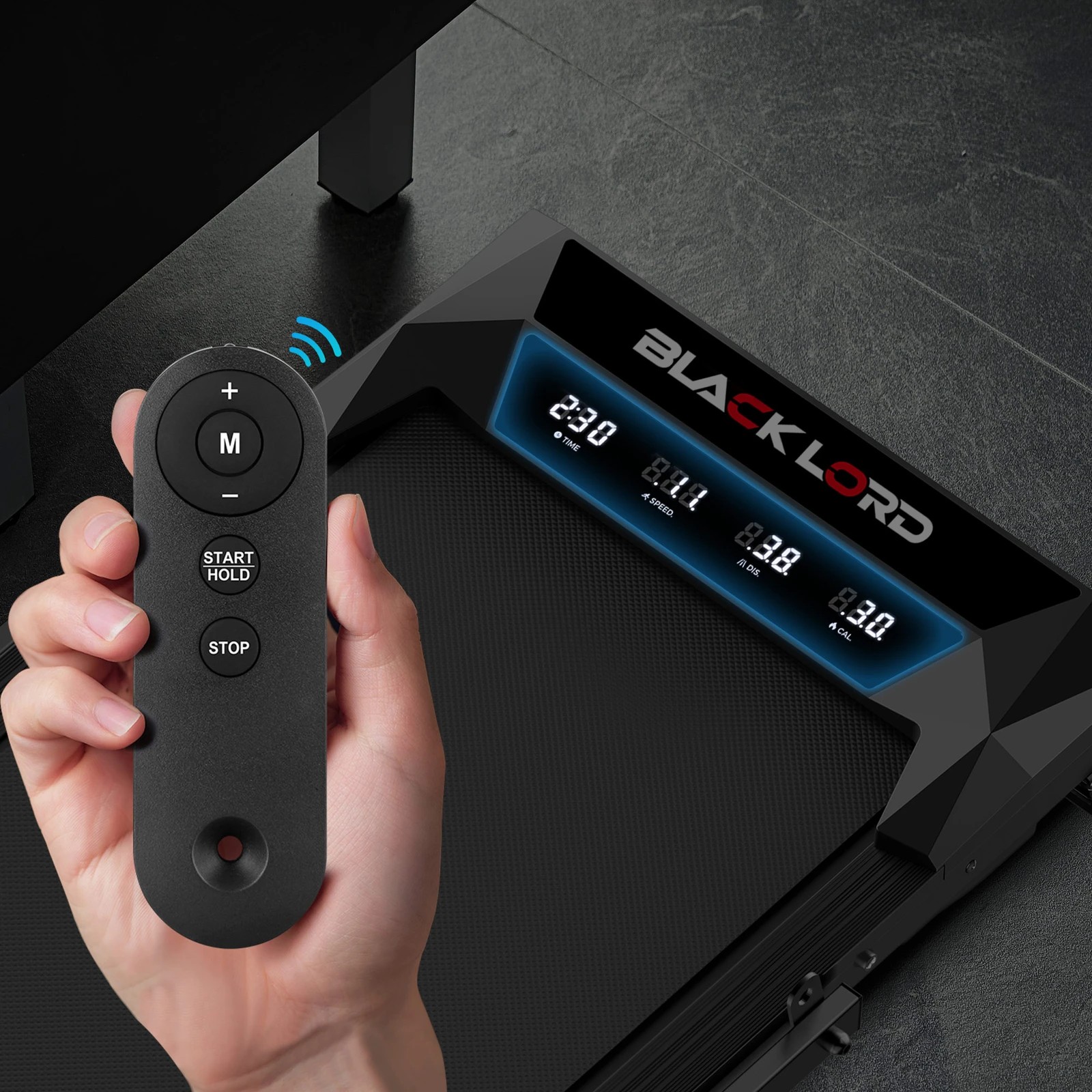 8 Black Lord Treadmill Electric Walking Pad Under Desk Home Incline Foldable - Black, 8 of 10