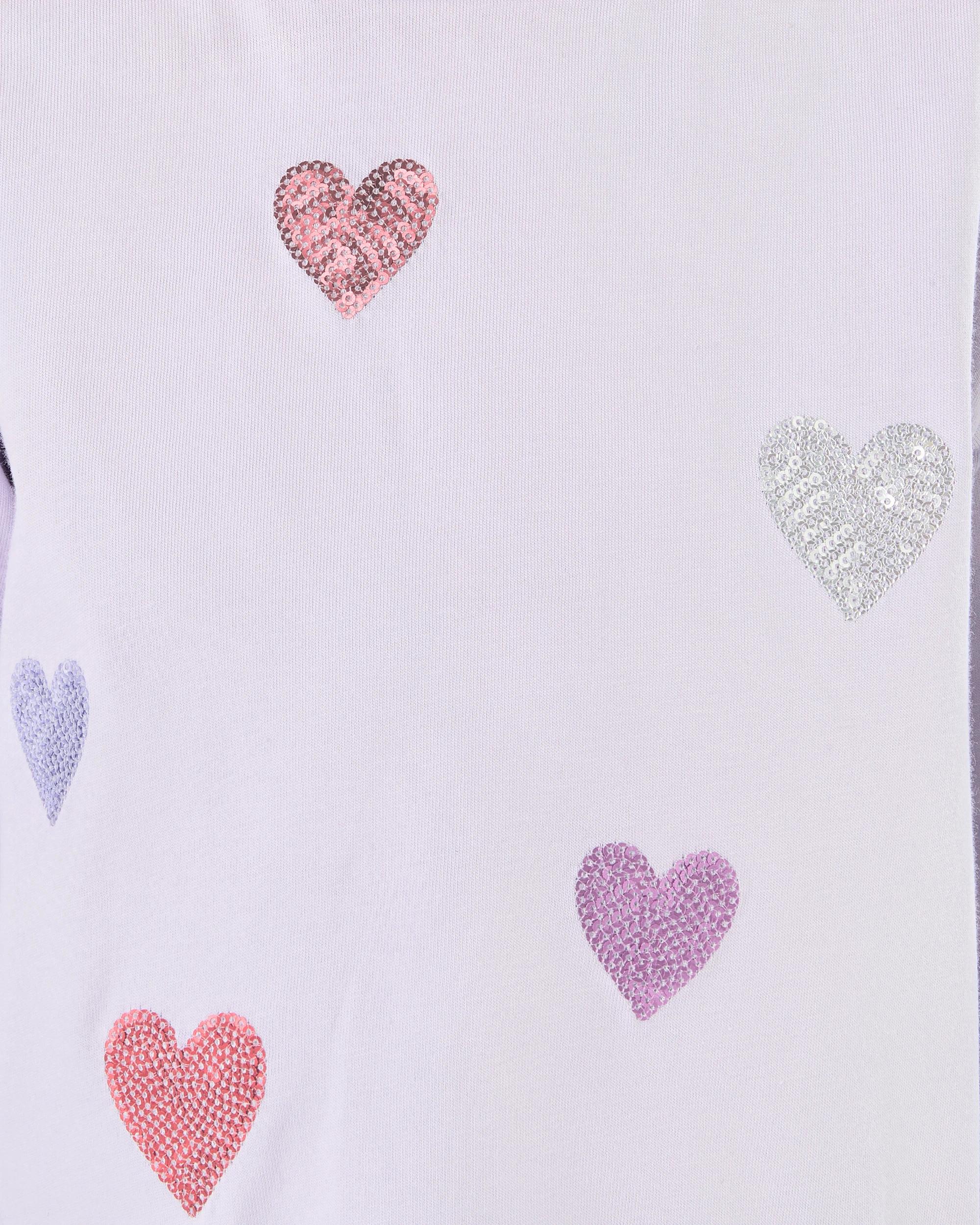 5 Long Sleeve Oversized T-shirt Prpl Harts, 5 of 7