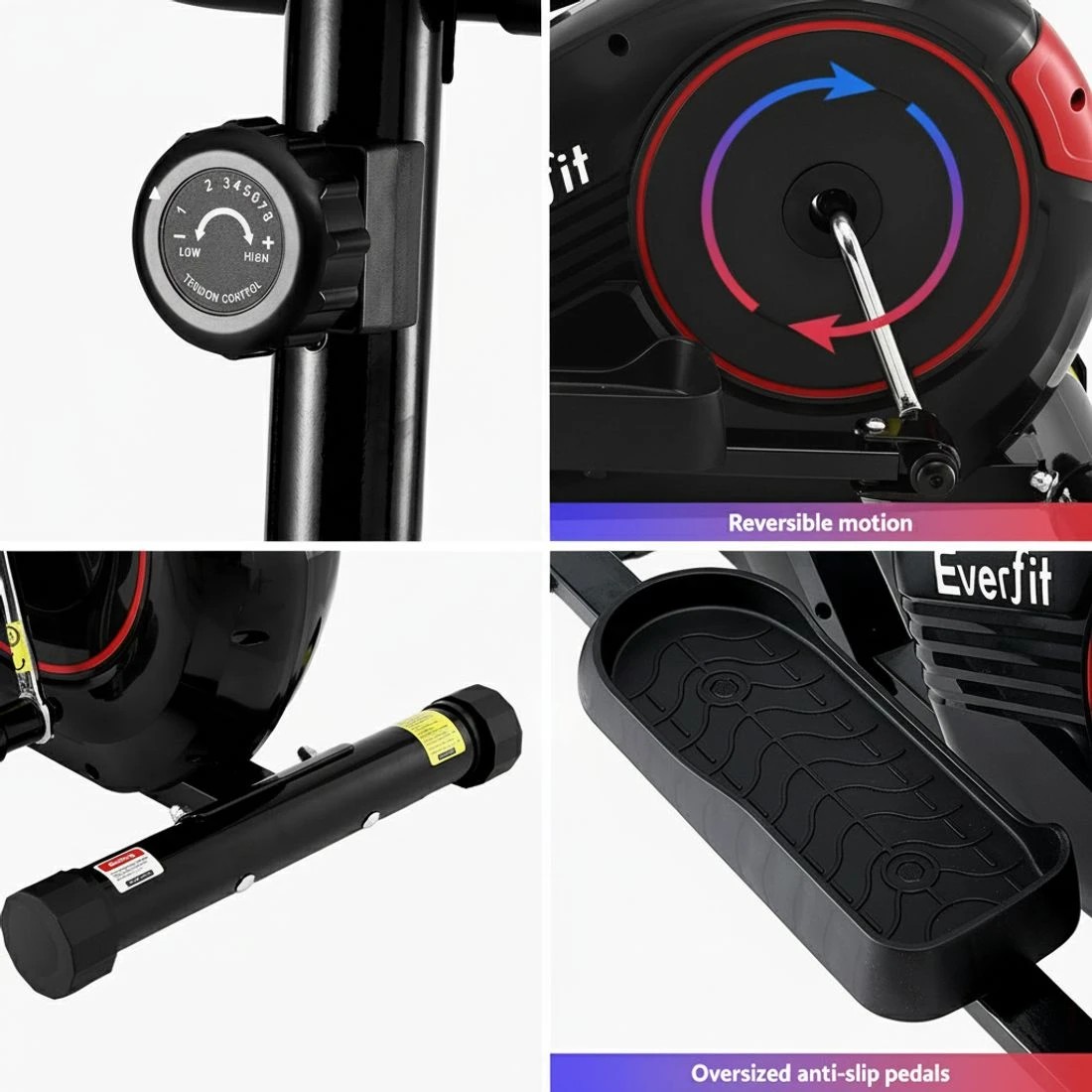 7 Everfit Exercise Bike - Black, 7 of 9