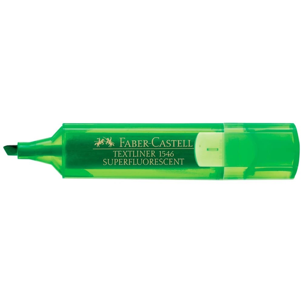 1 Faber-Castell Textliner Fluoro Highlighter Green, 1 of 2