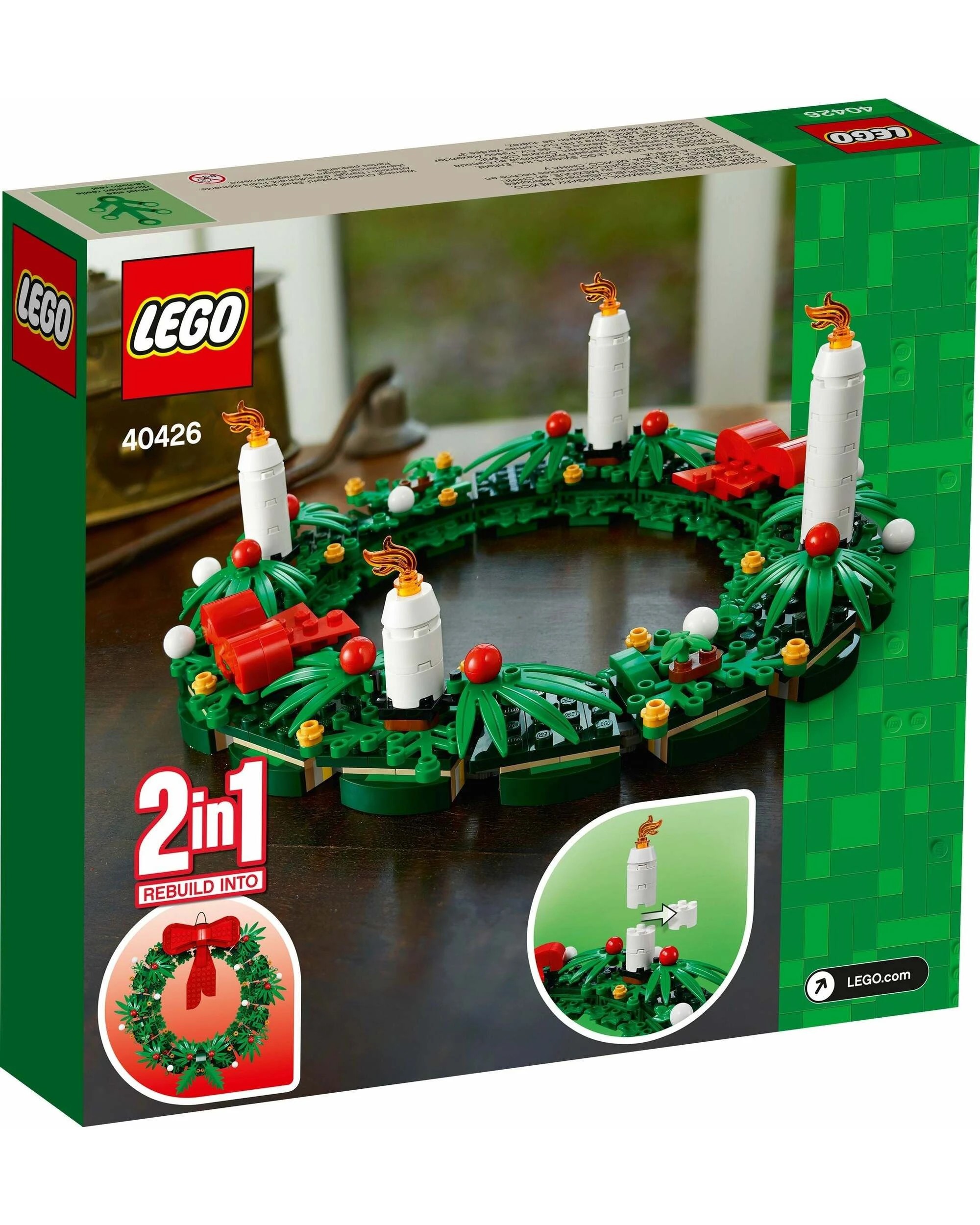 2 Lego 40426 Christmas Wreath 2 in 1, 2 of 2