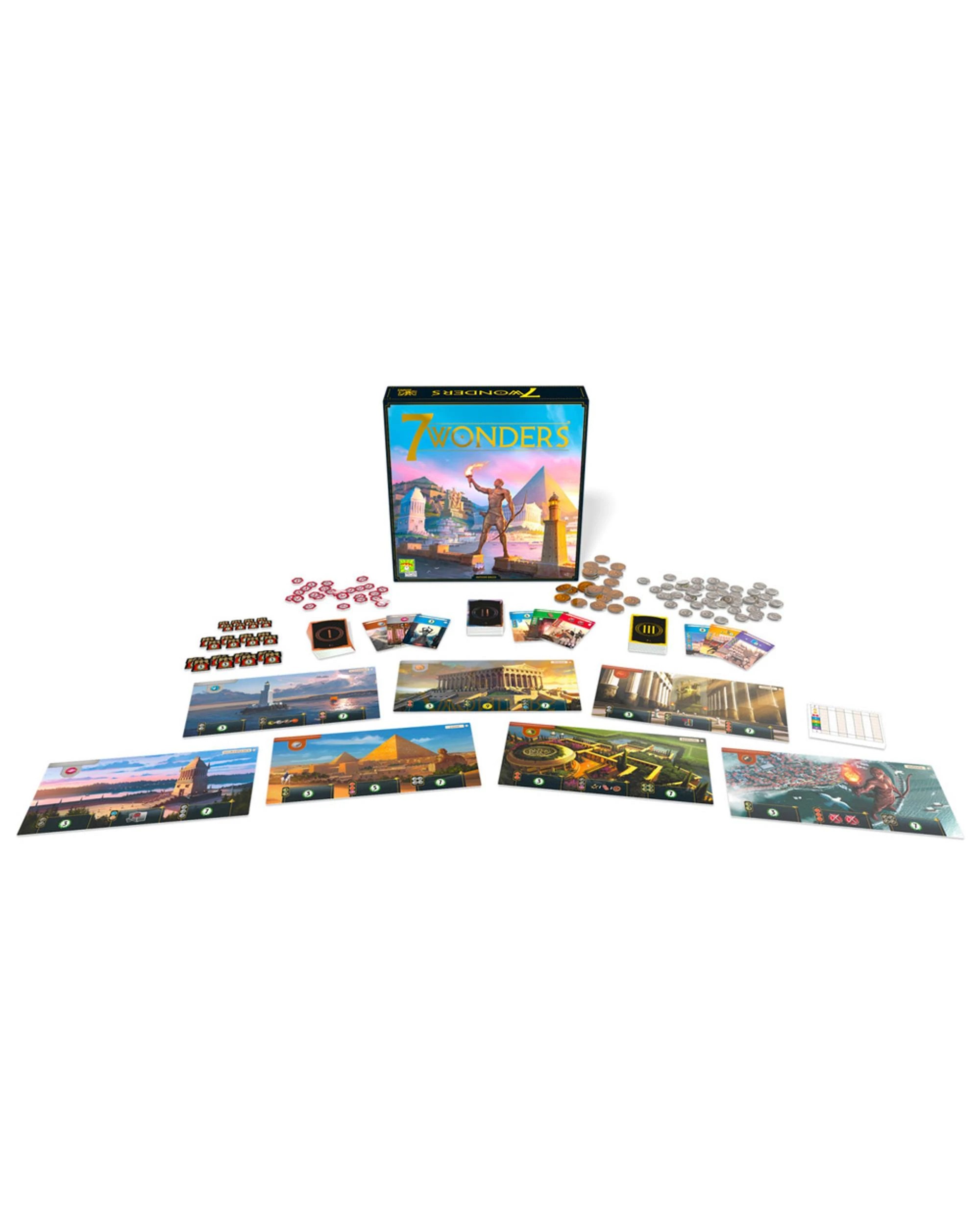 2 Repos Production 7 Wonders New Edition Board Game, 2 of 2