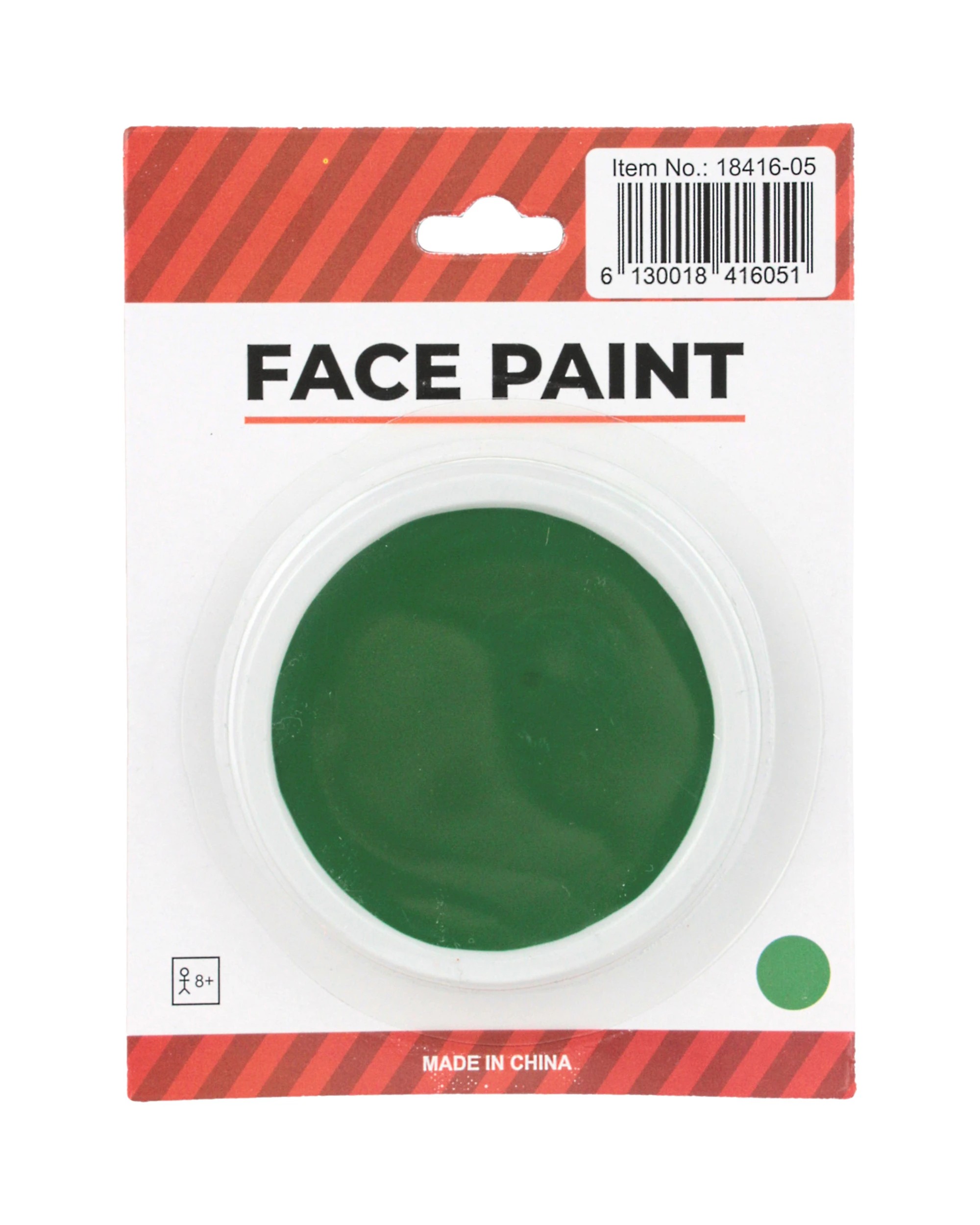 1 Partyrama Makeup Base Face Paint - Green, 1 of 1