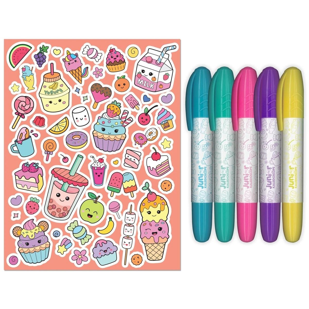 2 Junior Kaleidoscope Sweet Treats Colouring Kit - Book, 2 of 5