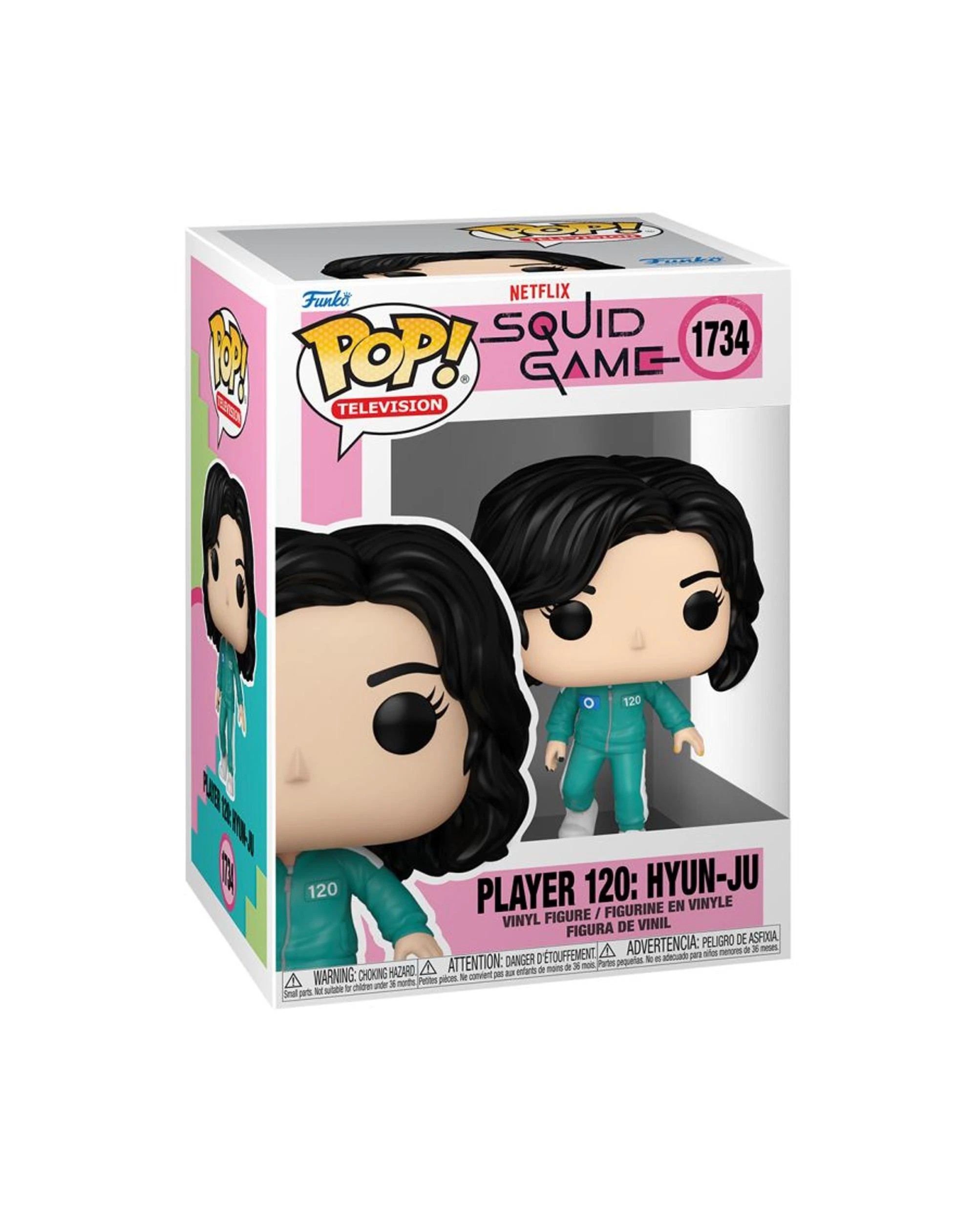 3 Squid Game Season 2 Player 120 Hyun-Ju Funko POP! Vinyl, 3 of 3