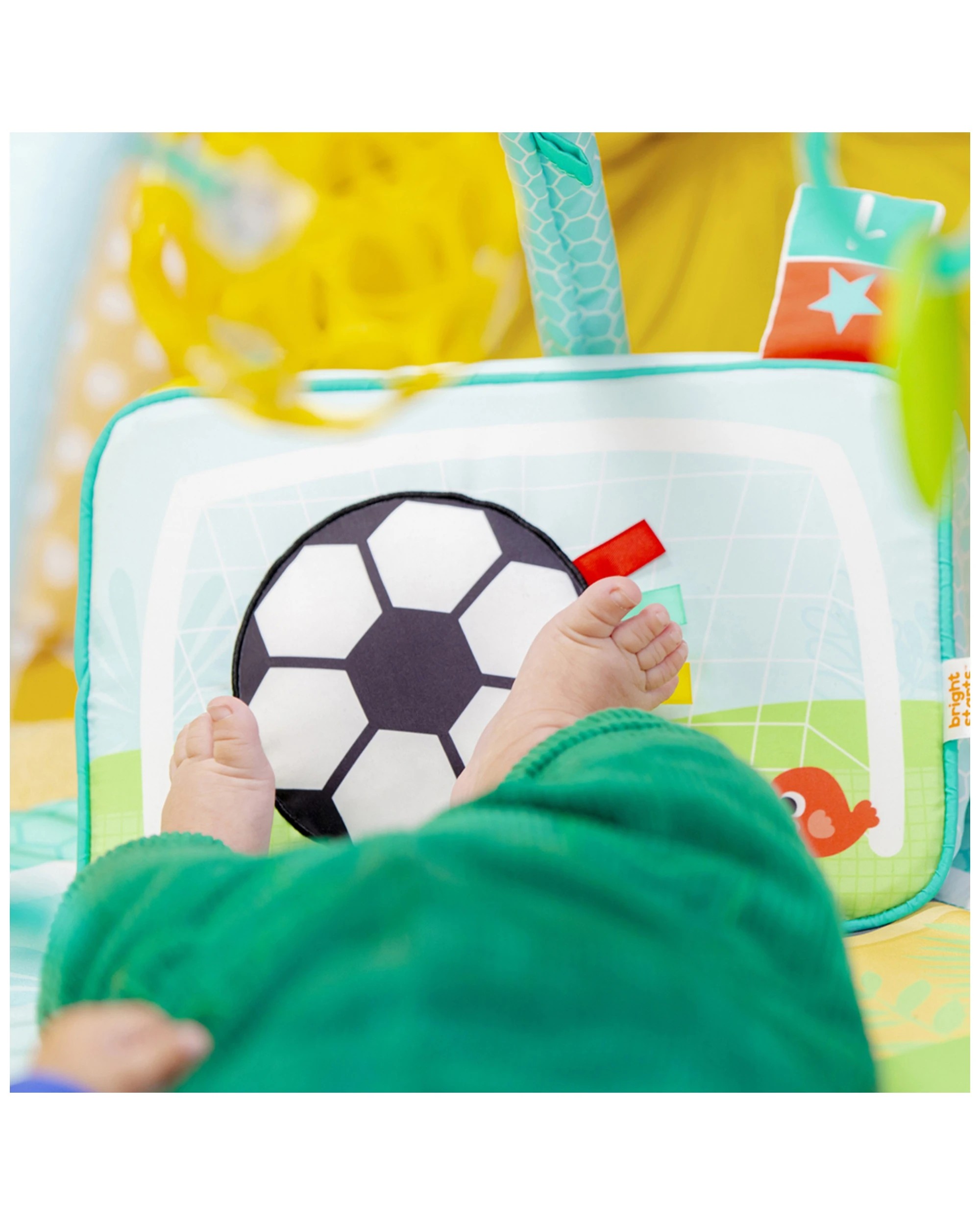 4 Bright Starts Grip And Kick Oball Soccer Activity Gym 0m Plus Lights And Sounds - Multi, 4 of 6