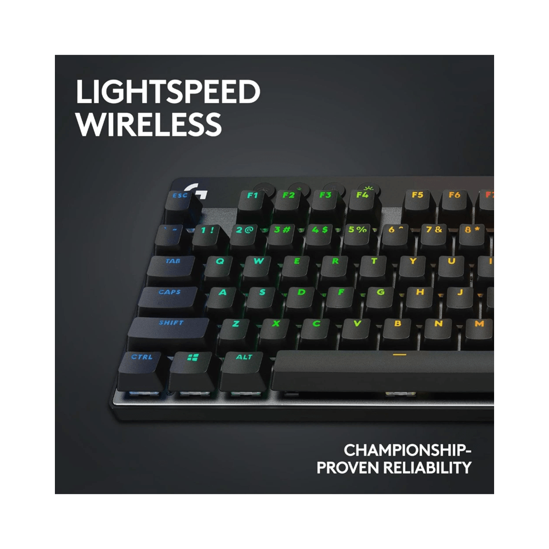 3 Logitech G PRO X TKL LIGHTSPEED Gaming Keyboard - Black, 3 of 8