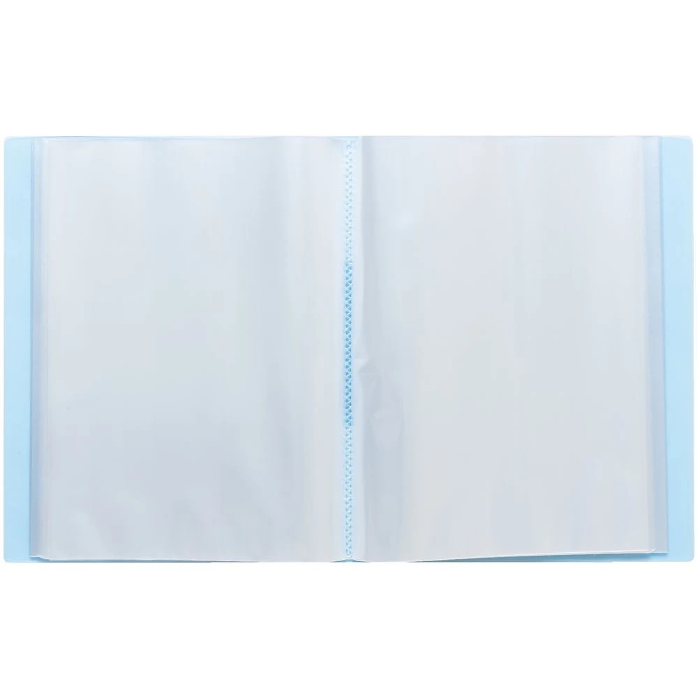 2 King Jim 60 Pocket Fixed Display Book Smoke Blue, 2 of 2