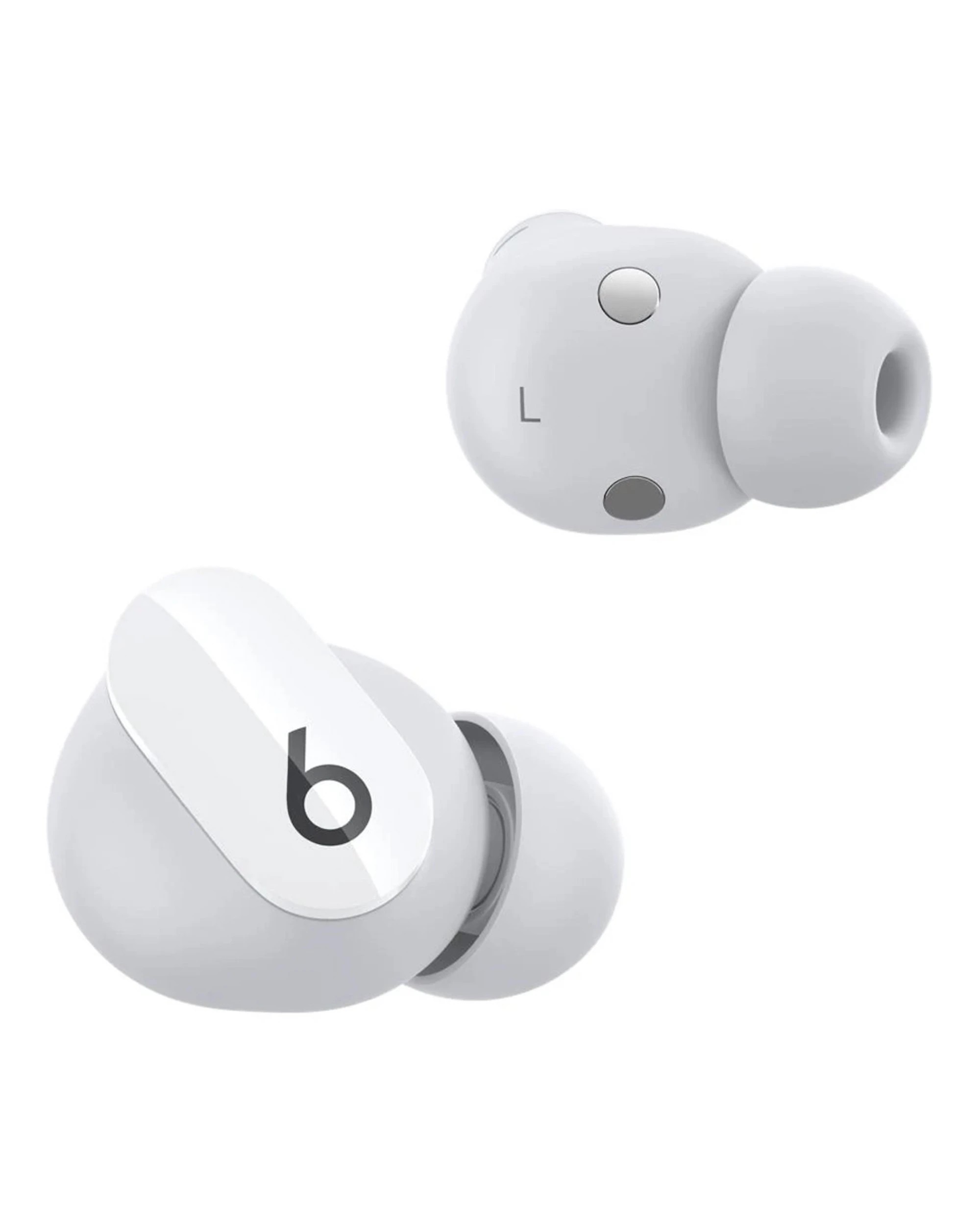 3 Beats Studio Buds True Wireless Noise Cancelling In-Ear Headphones [Open Box] - White, 3 of 5