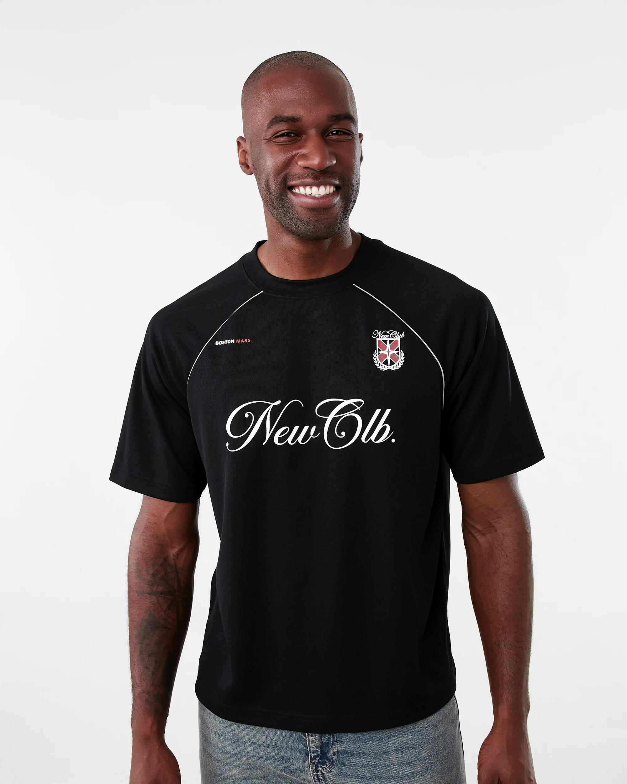 1 Mesh Raglan T-shirt Blk Club, 1 of 6