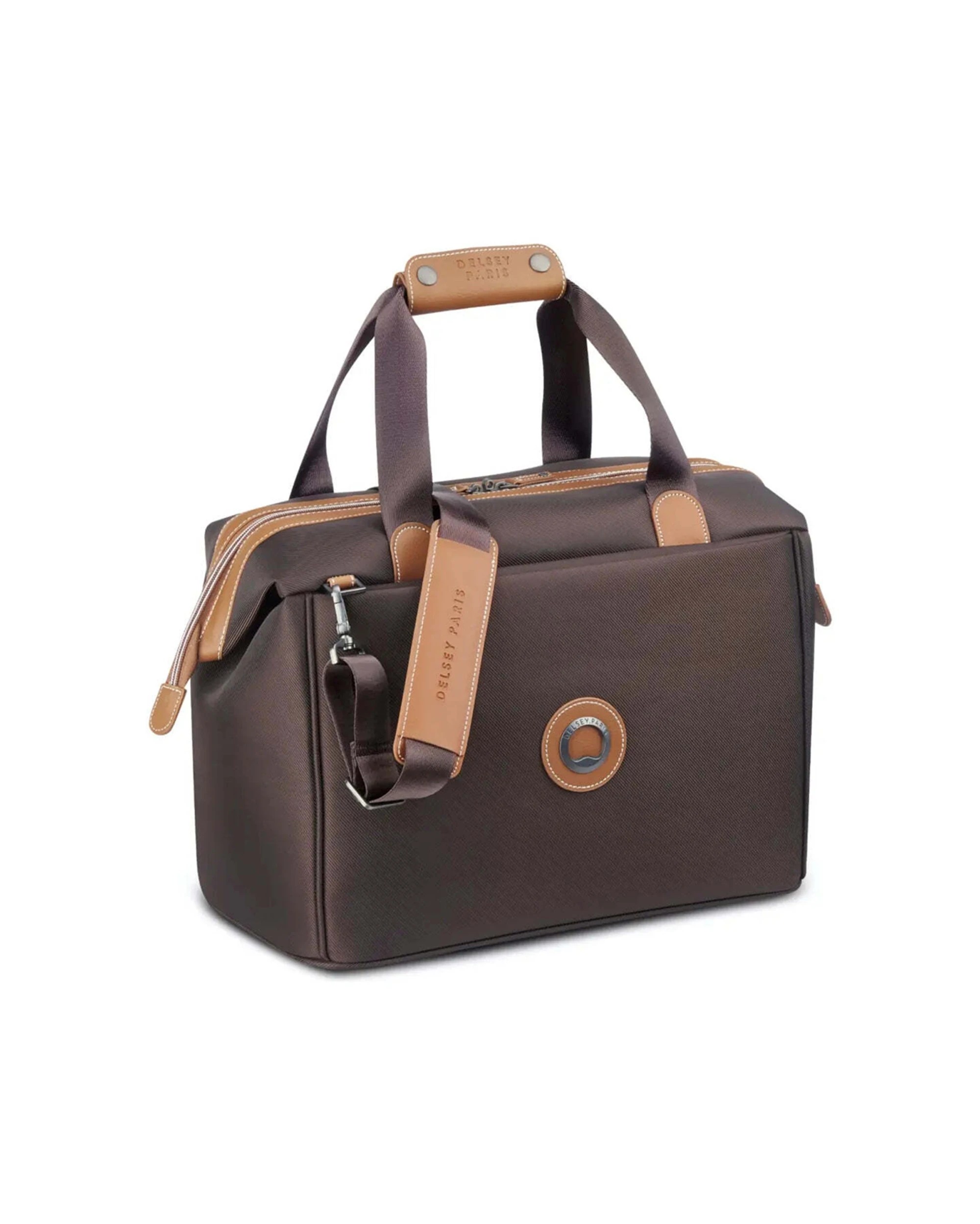 6 Delsey Chatelet Air 2.0 Weekender S Overnight Bag Laptop Compartment Recycled - Brown, 6 of 8