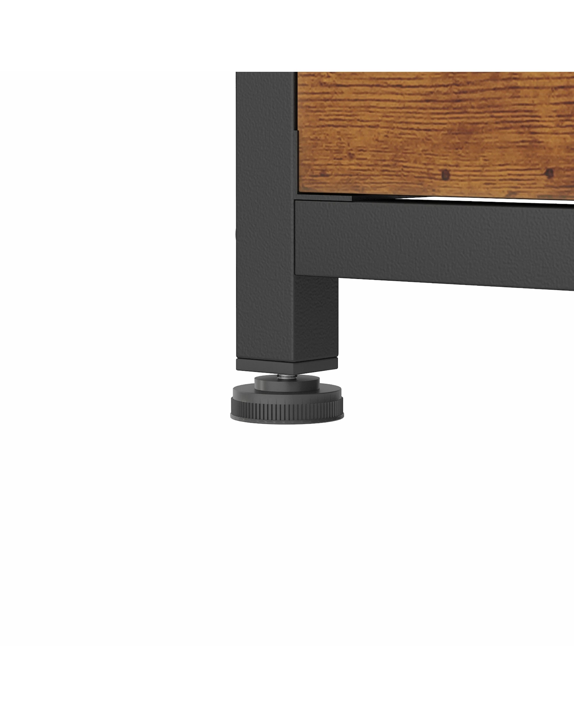 7 Advwin LED Bedside Tables Set of 2 with Drawer  - Brown, 7 of 9