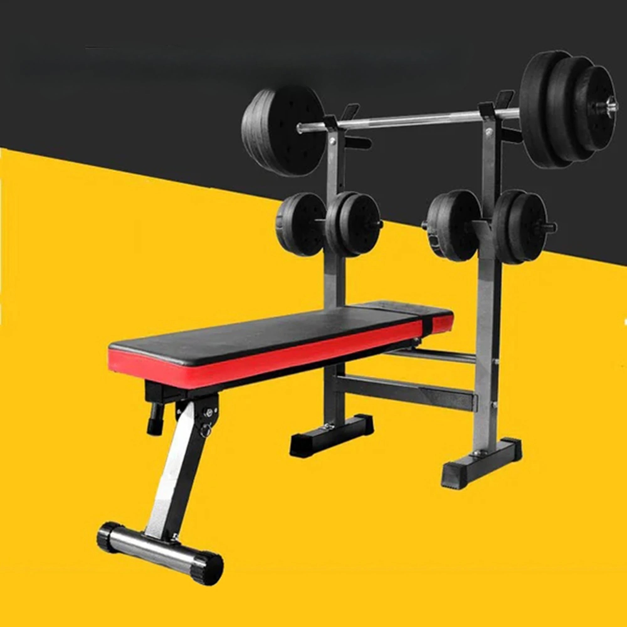 4 Fitness Master Multistation Foldable Bench Press Incline Home Gym, 4 of 10