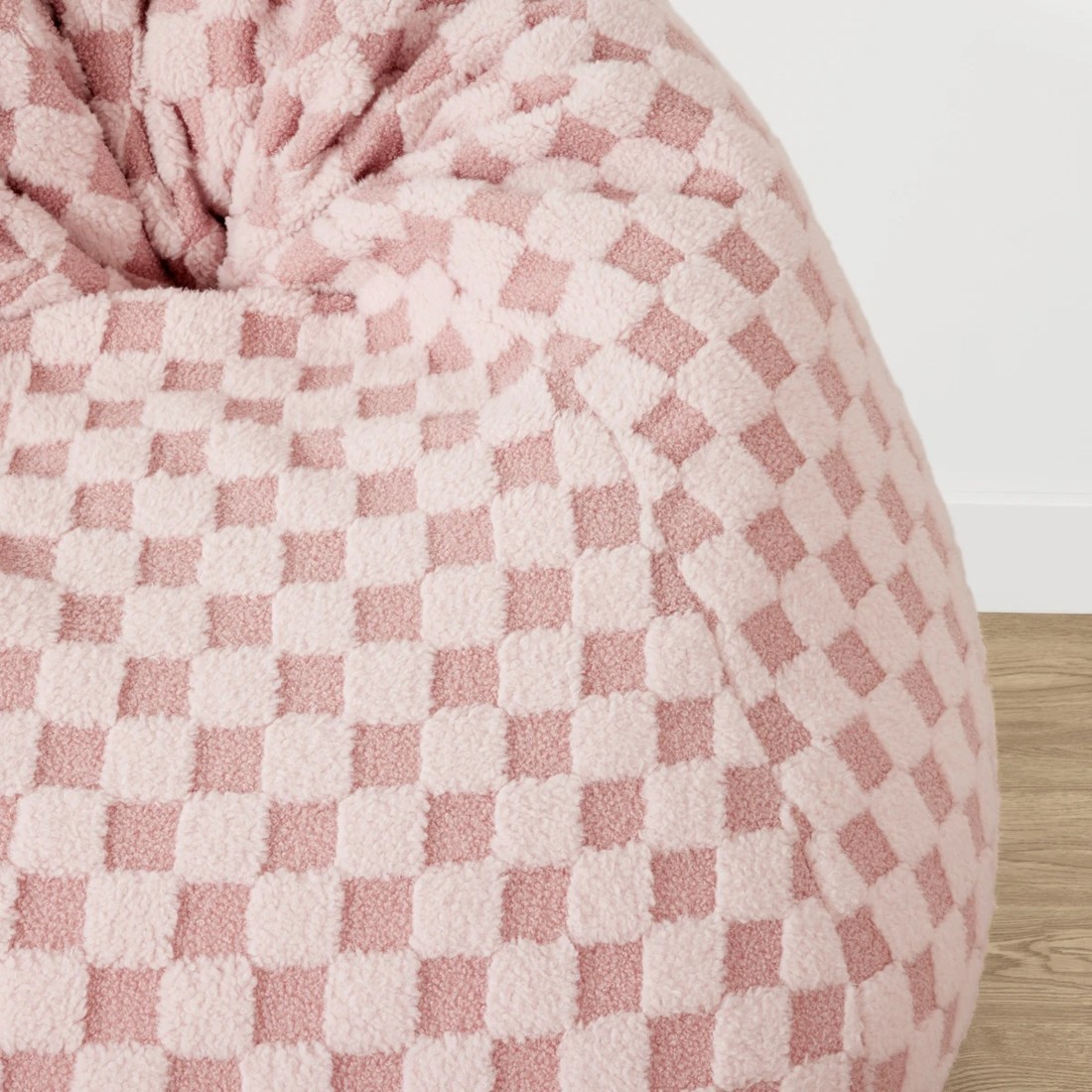 5 Checker Bean Bag - Pink, 5 of 8