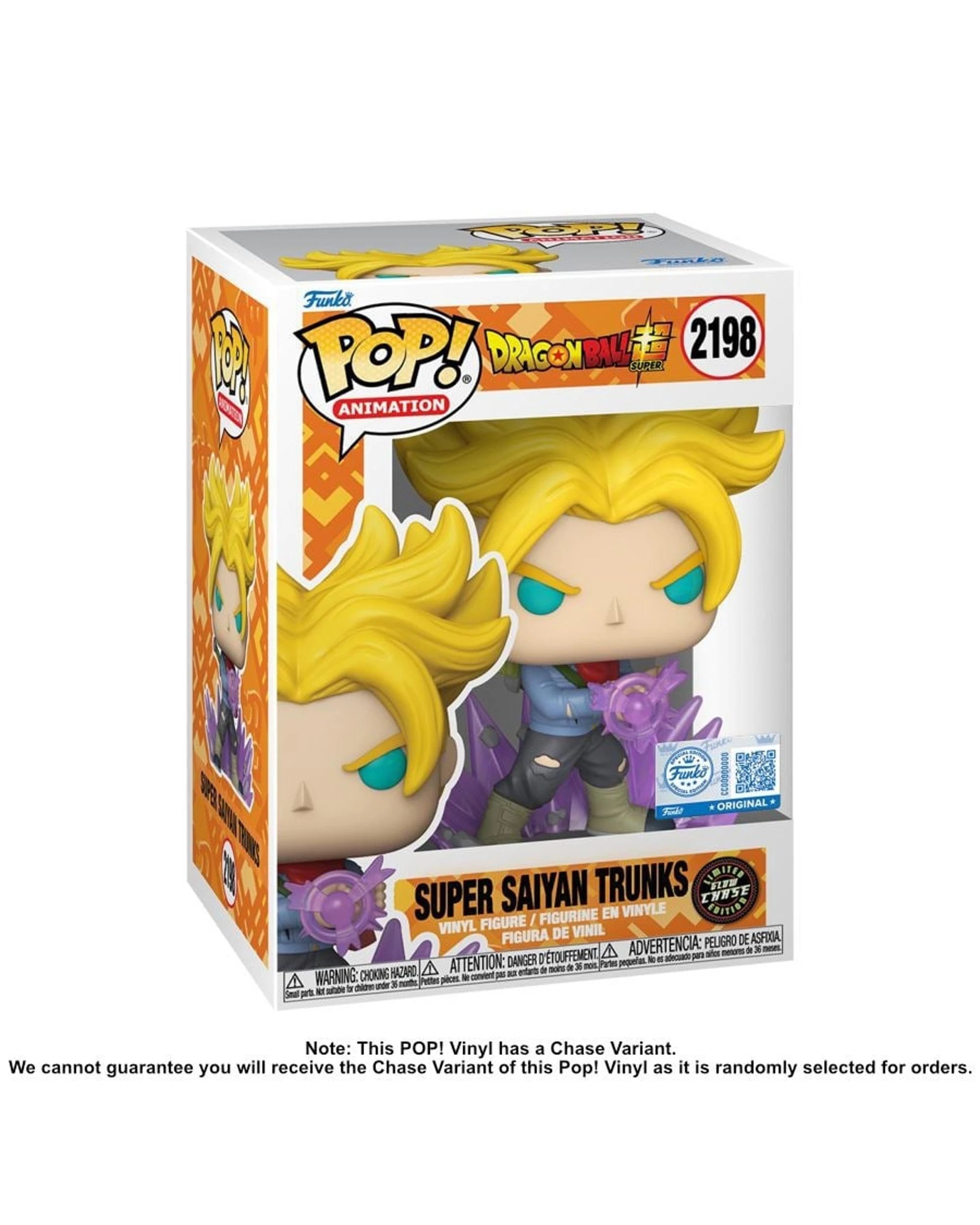 5 Dragon Ball Super Super Saiyan Trunks Funko POP! Vinyl, 5 of 5