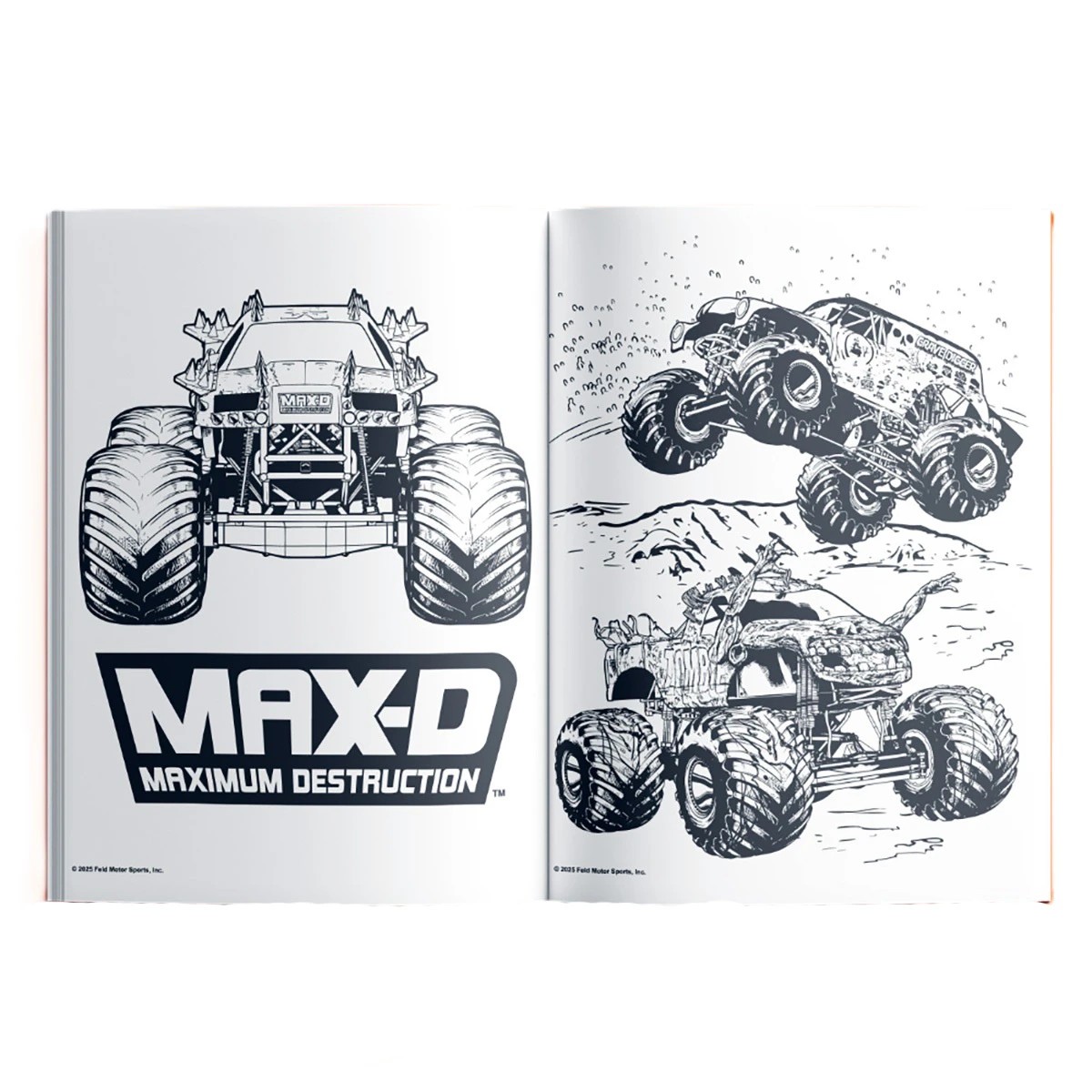 3 Monster Jam Jumbo Colouring Book, 3 of 3