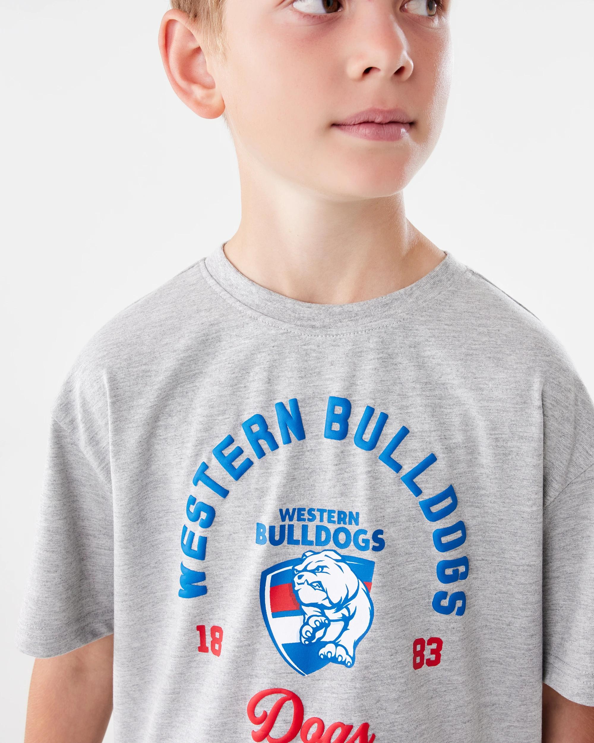 5 Official AFL Kids T-shirt Bulldogs, 5 of 9