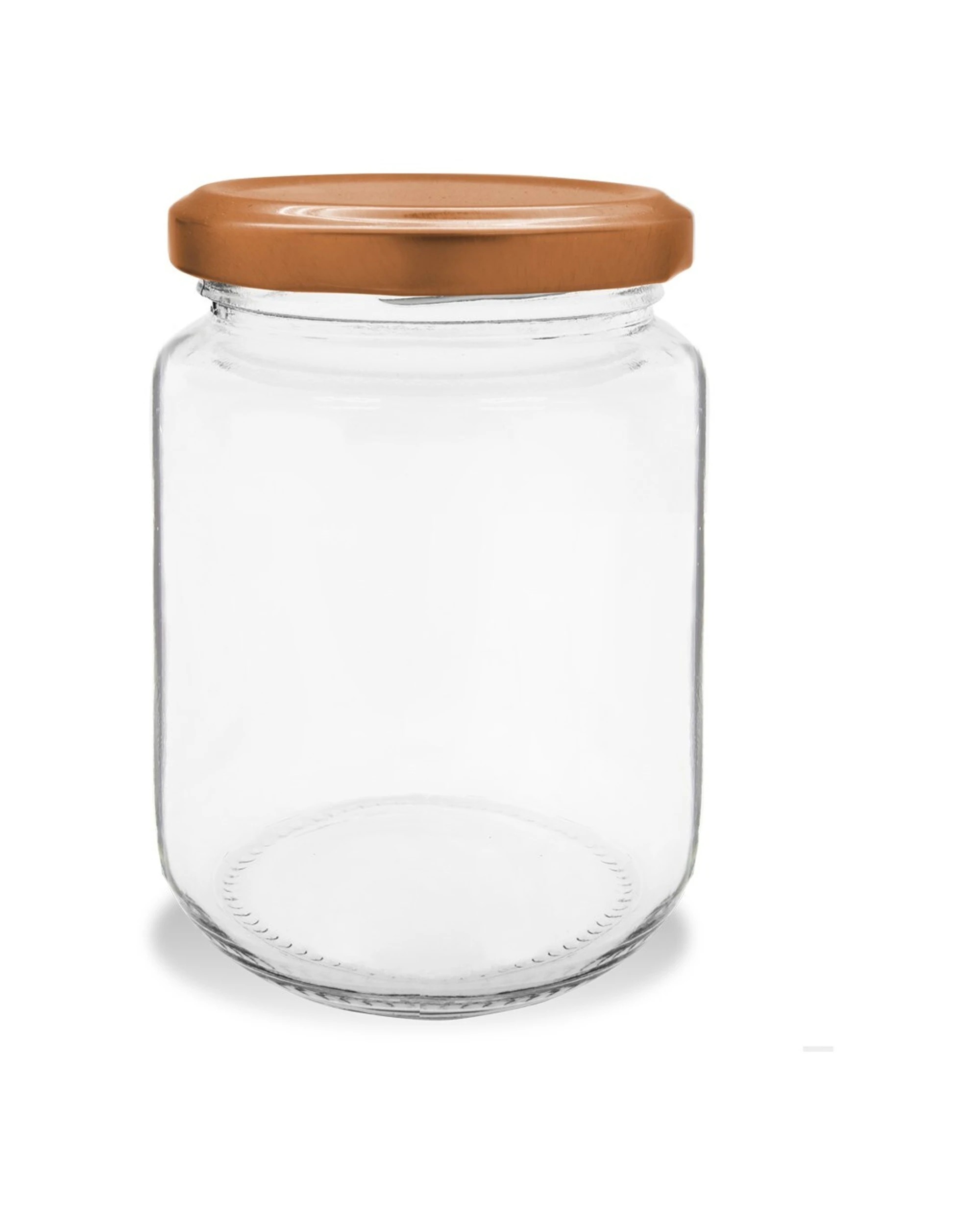 2 12pk Lemon & Lime Verona Glass Jar 150ml Rose Gold Lid Kitchen Storage Container
 - Gold, 2 of 4