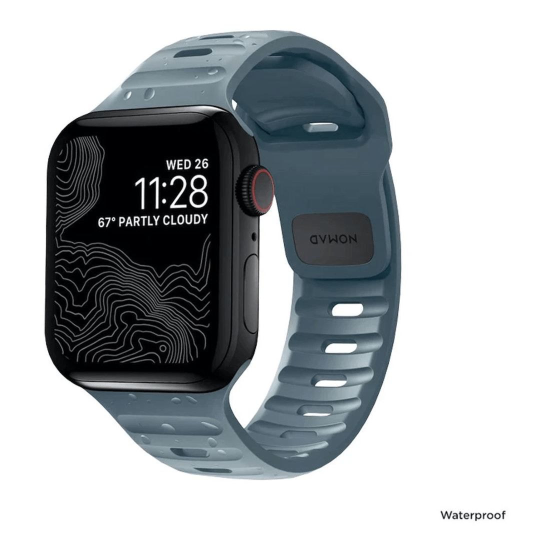 1 Nomad Apple Watch Band Sport 44-46mm Blue, 1 of 4