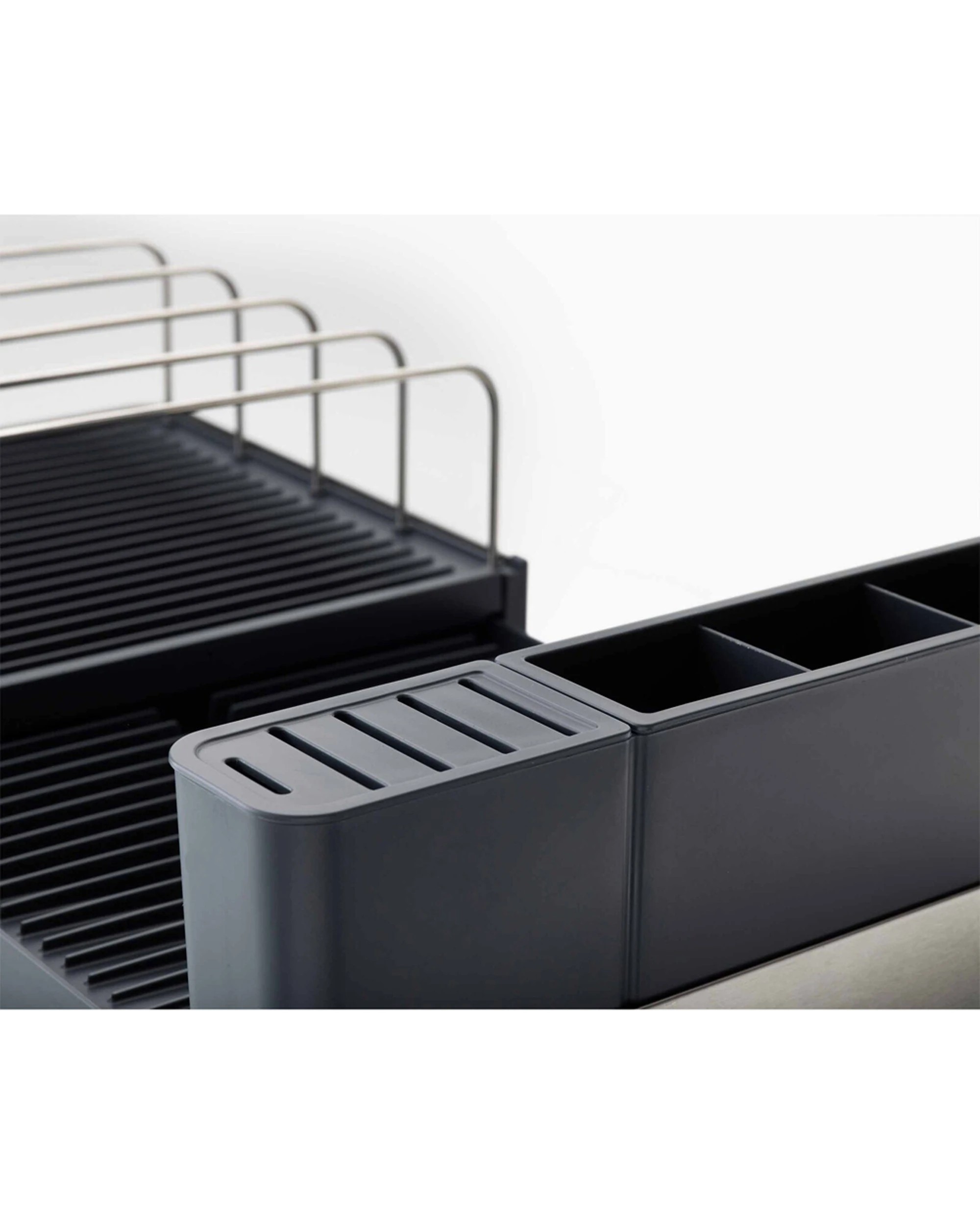 4 Joseph Joseph Extend Max Stainless Steel Dish Rack Expandable 67cm - Silver, 4 of 7