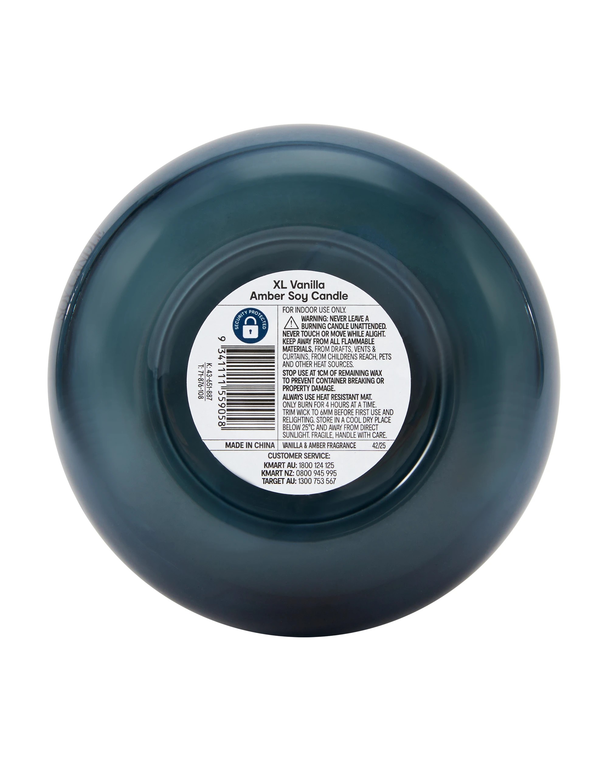 5 XL Vanilla Amber Soy Candle, 5 of 5
