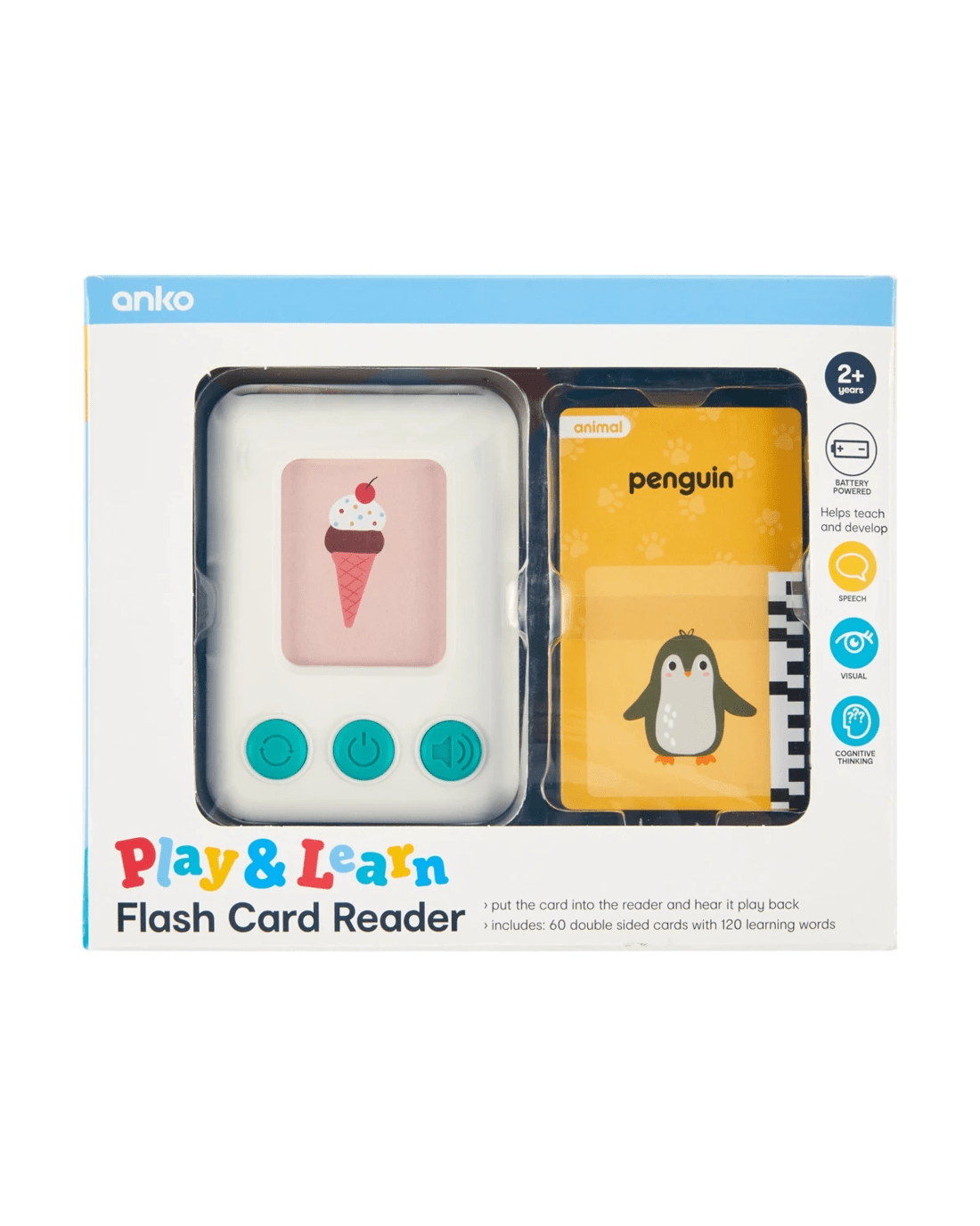1 Play & Learn Flash Card Reader, 1 of 10
