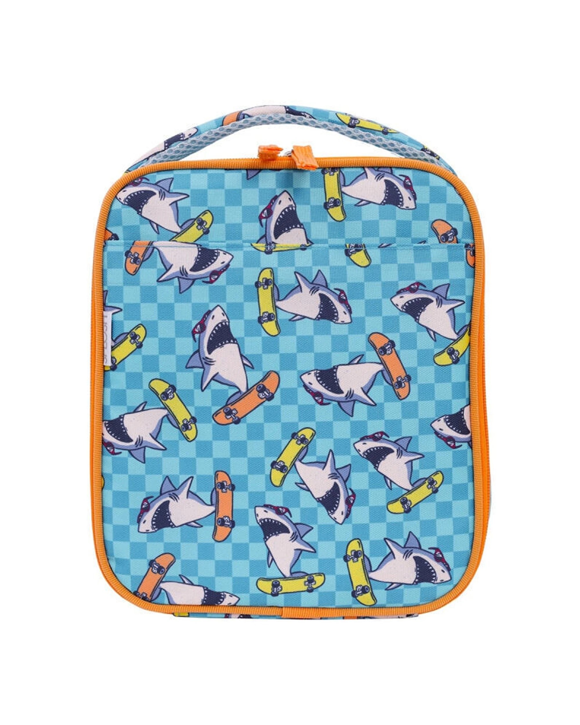 2 Splosh 2PK Out & About Shark Kids Children Insulated Lunch Bag Waterproof Polyester 21x25cm - Blue, 2 of 7