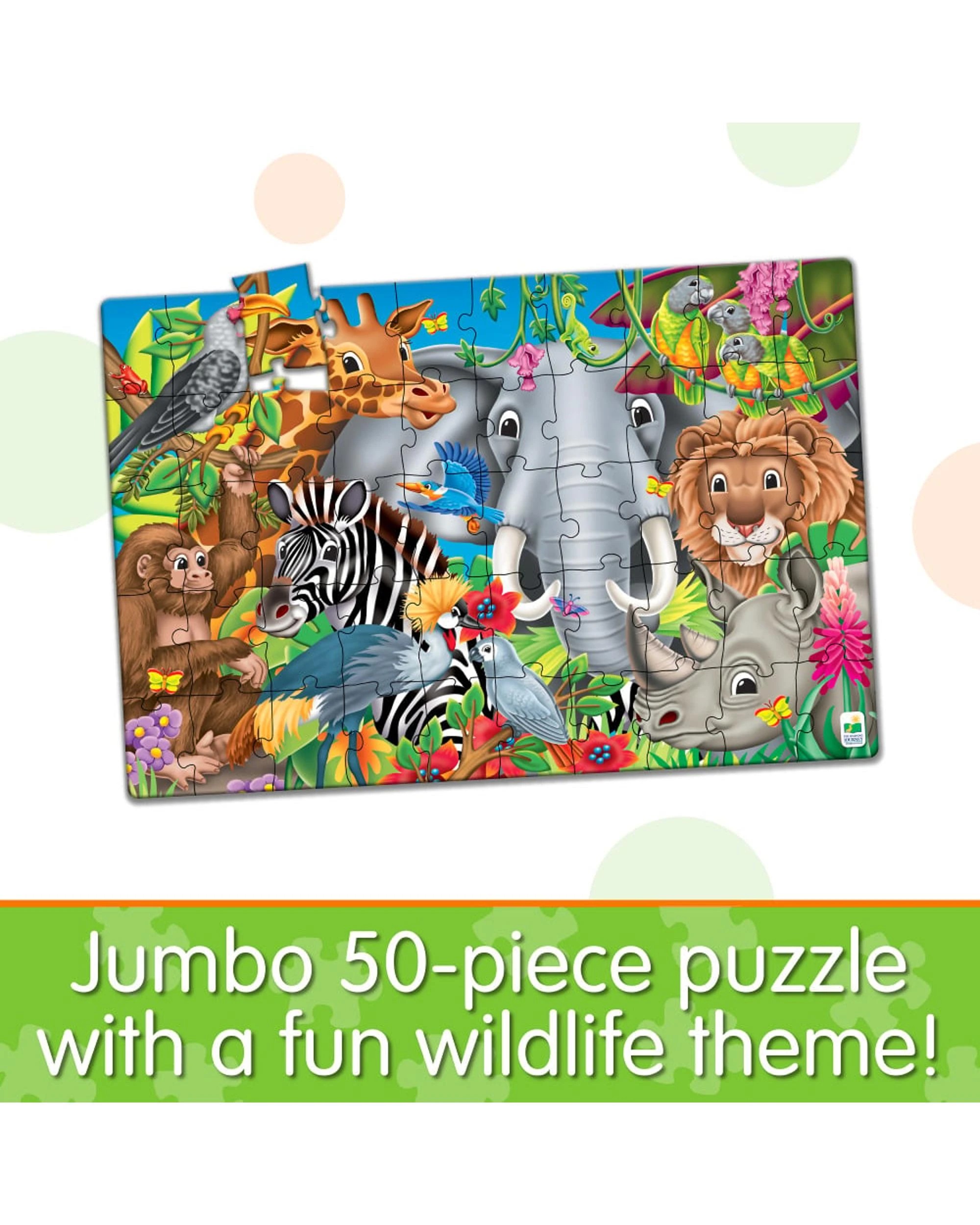 3 Learning Journey Jumbo Animals Of The World Floor Puzzle, 3 of 6