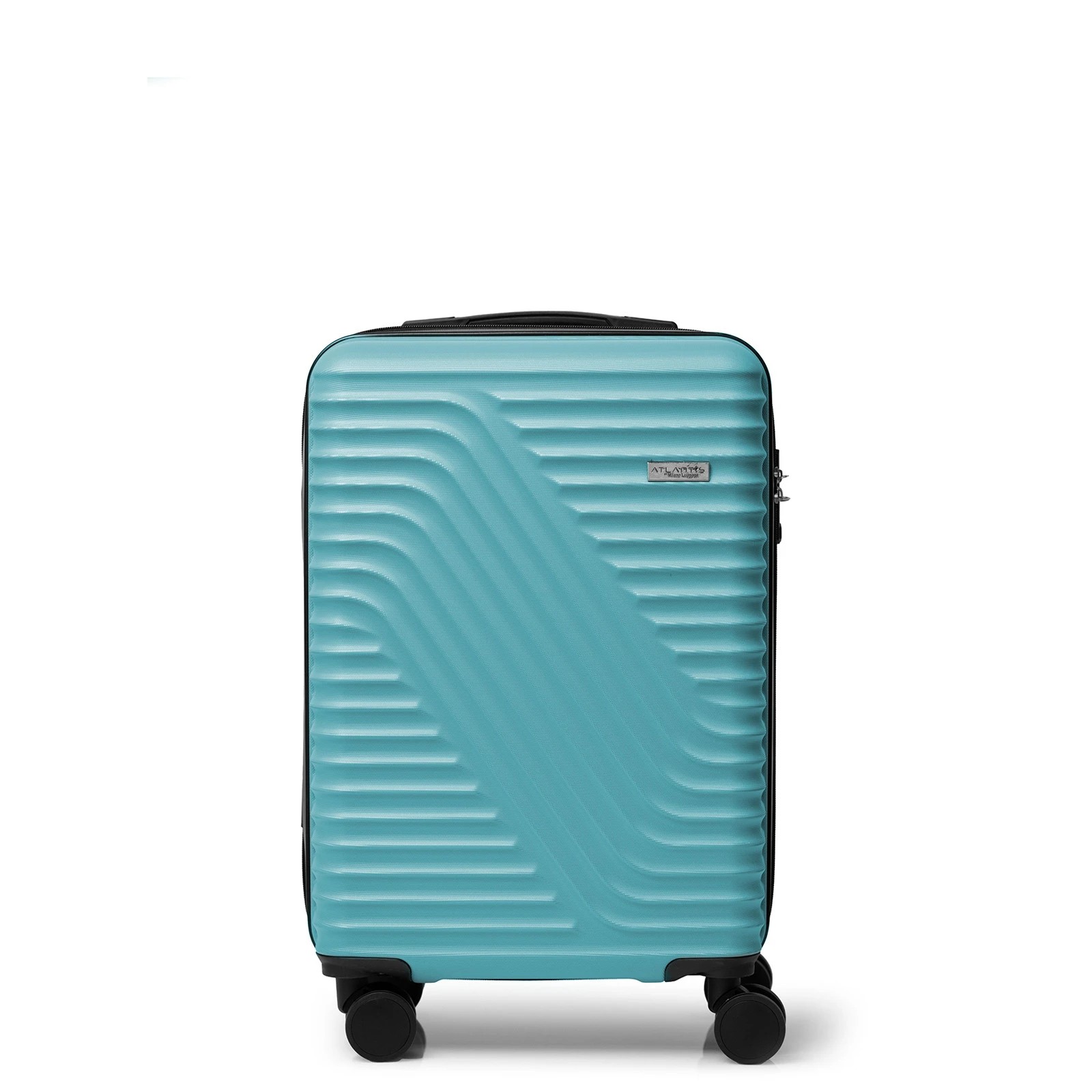 6 Milano Décor Atlantis Luggage 3 Piece Set TSA Lock Luxury Hard Case Travel Suitcase - Turquiose, 6 of 9