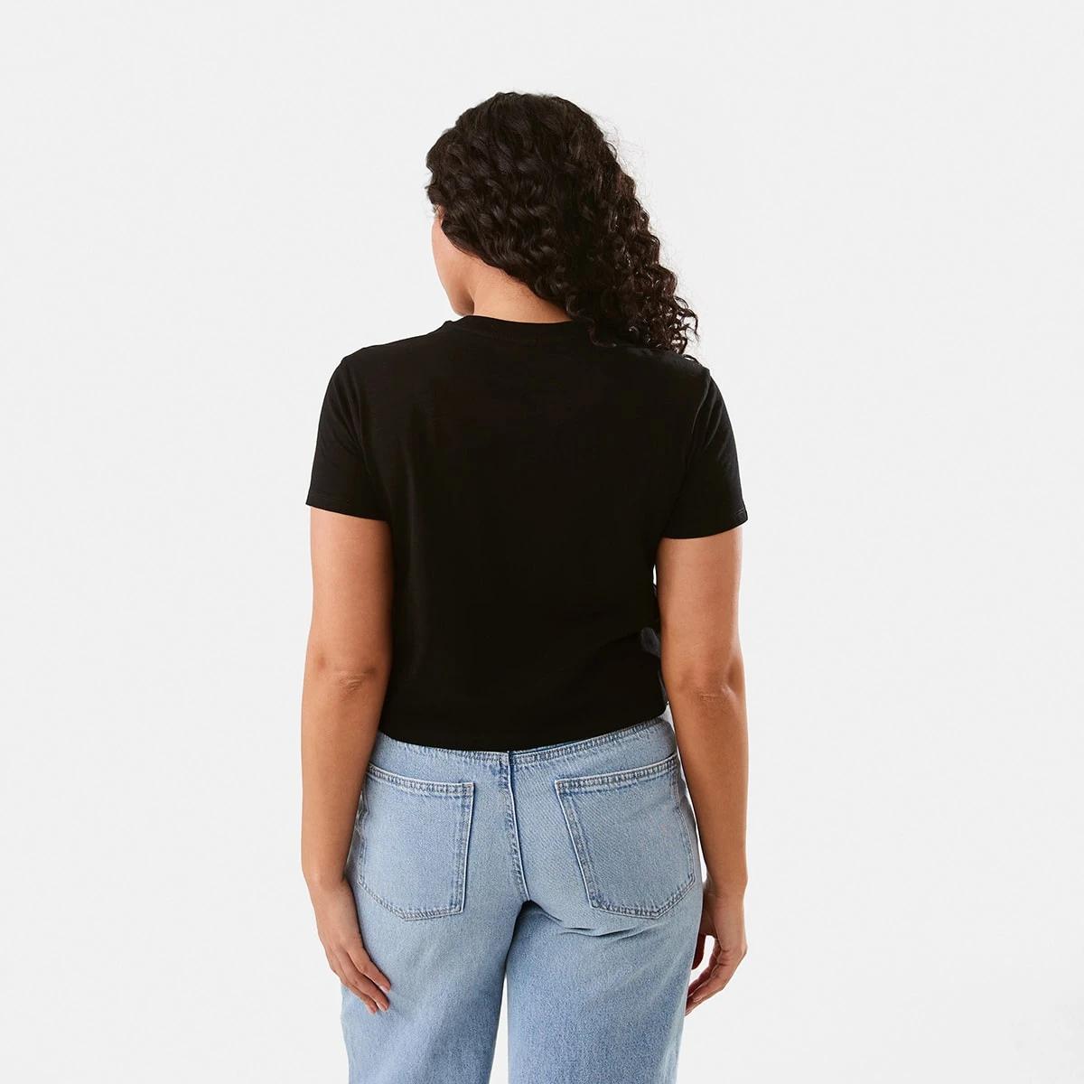 3 Short Sleeve Shrunken T-shirt BLACK, 3 of 6
